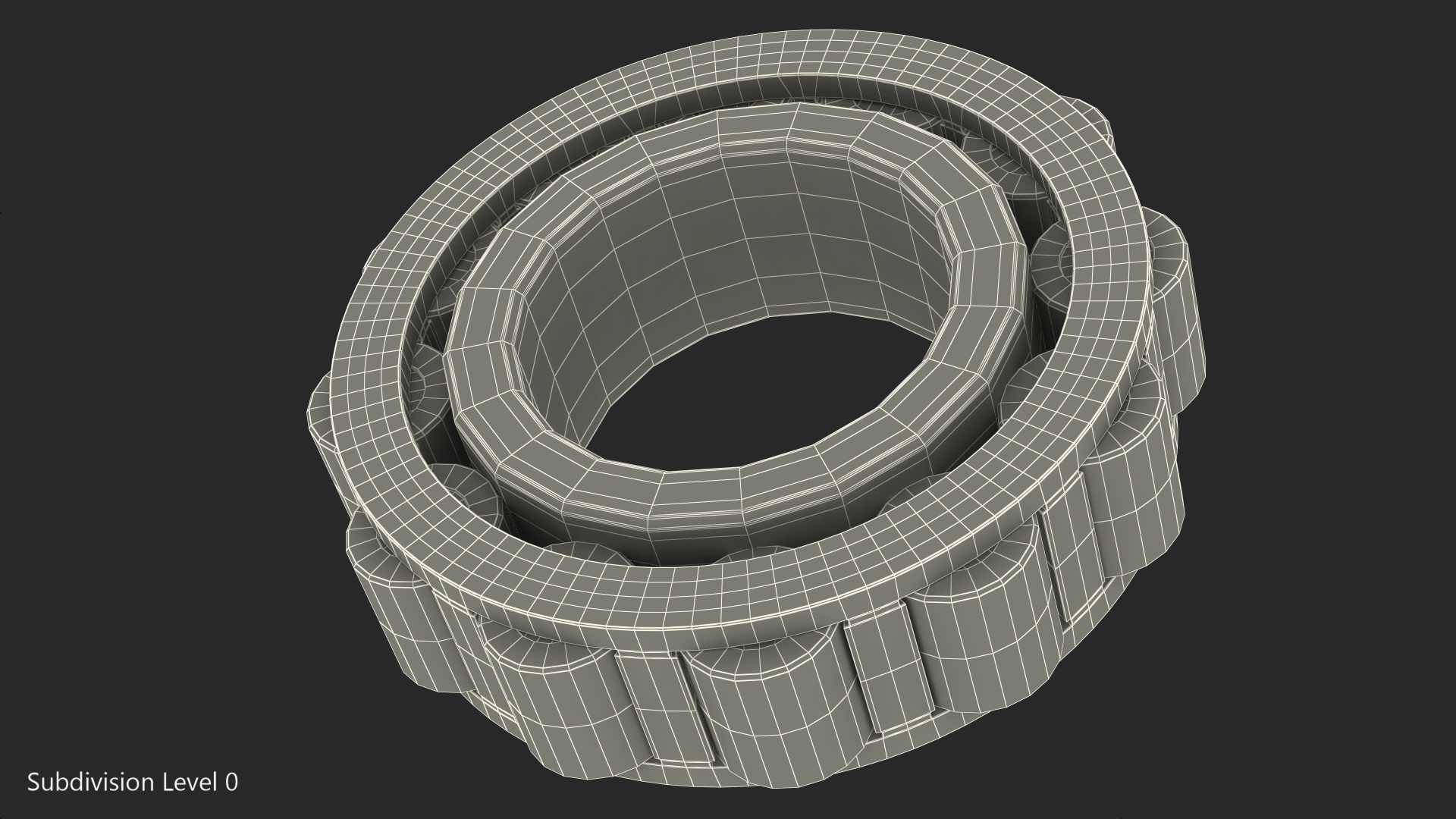 3D Roller Bearing Inside