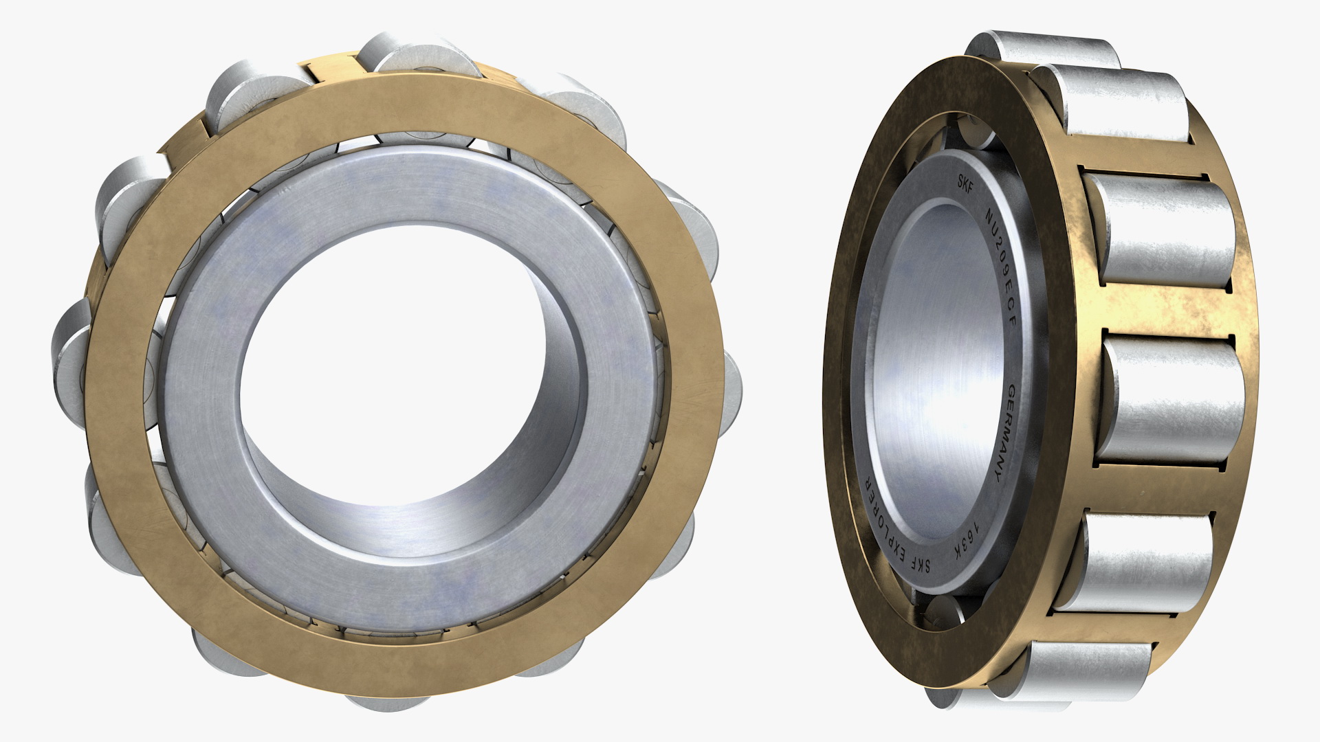 3D Roller Bearing Inside