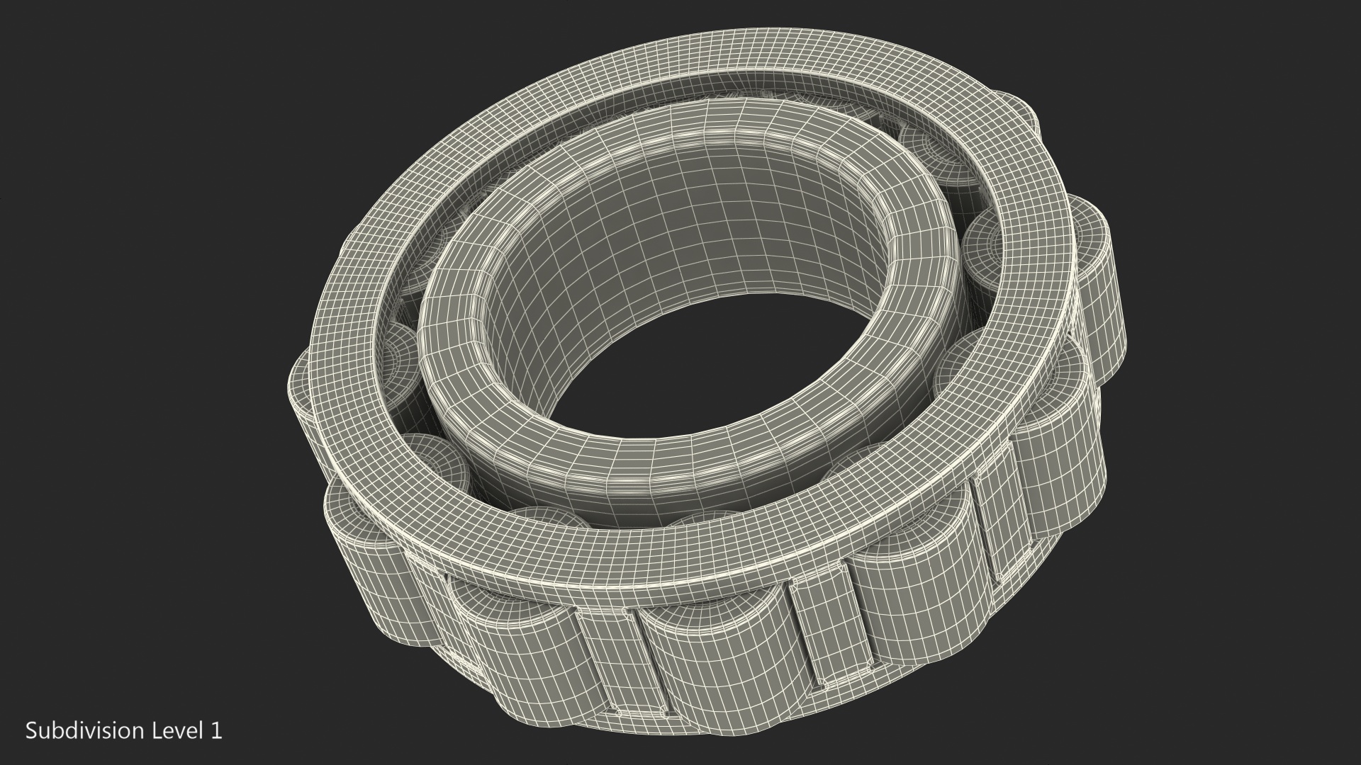 3D Roller Bearing Inside