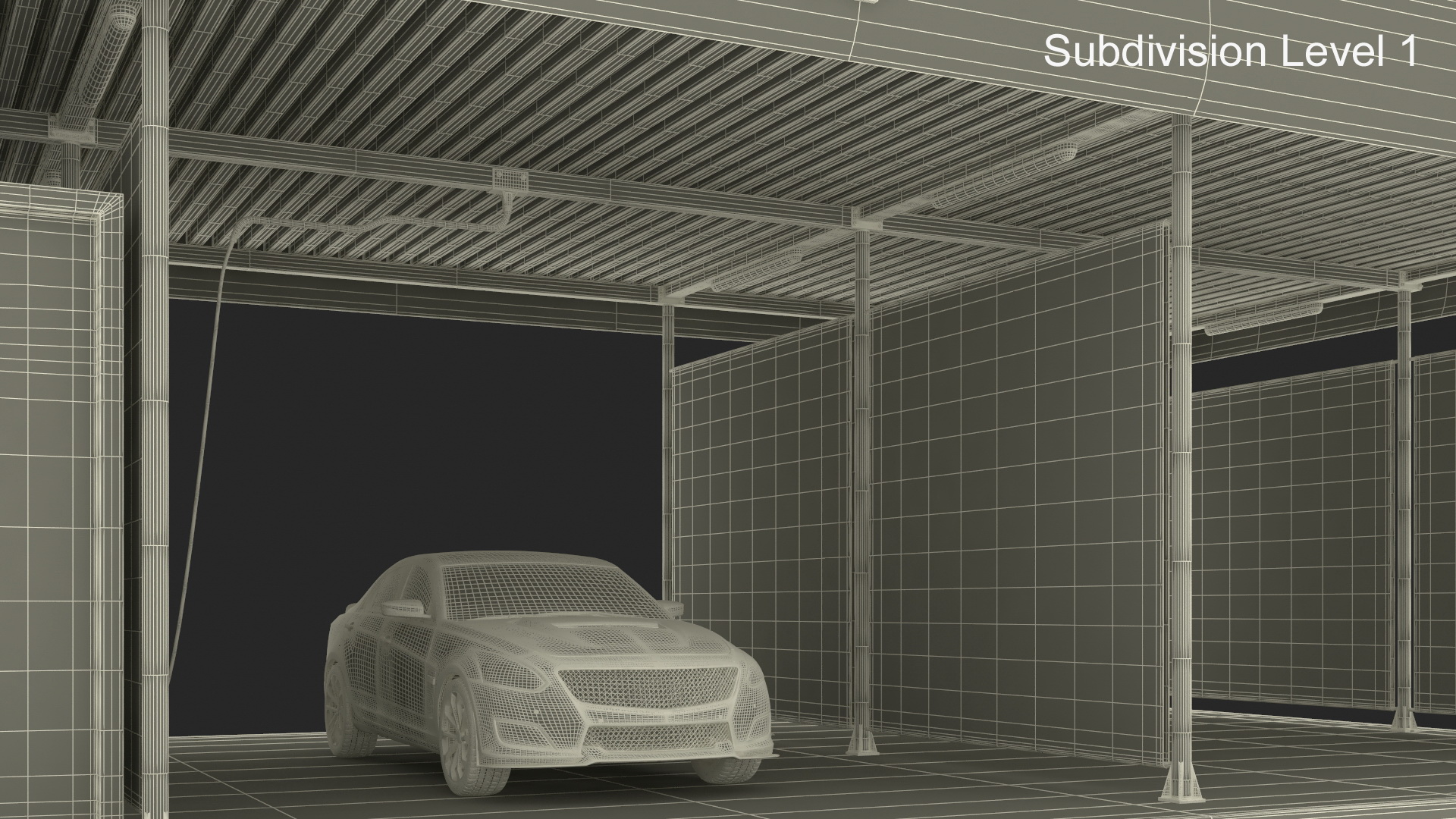 3D model Car Wash Service and Cars