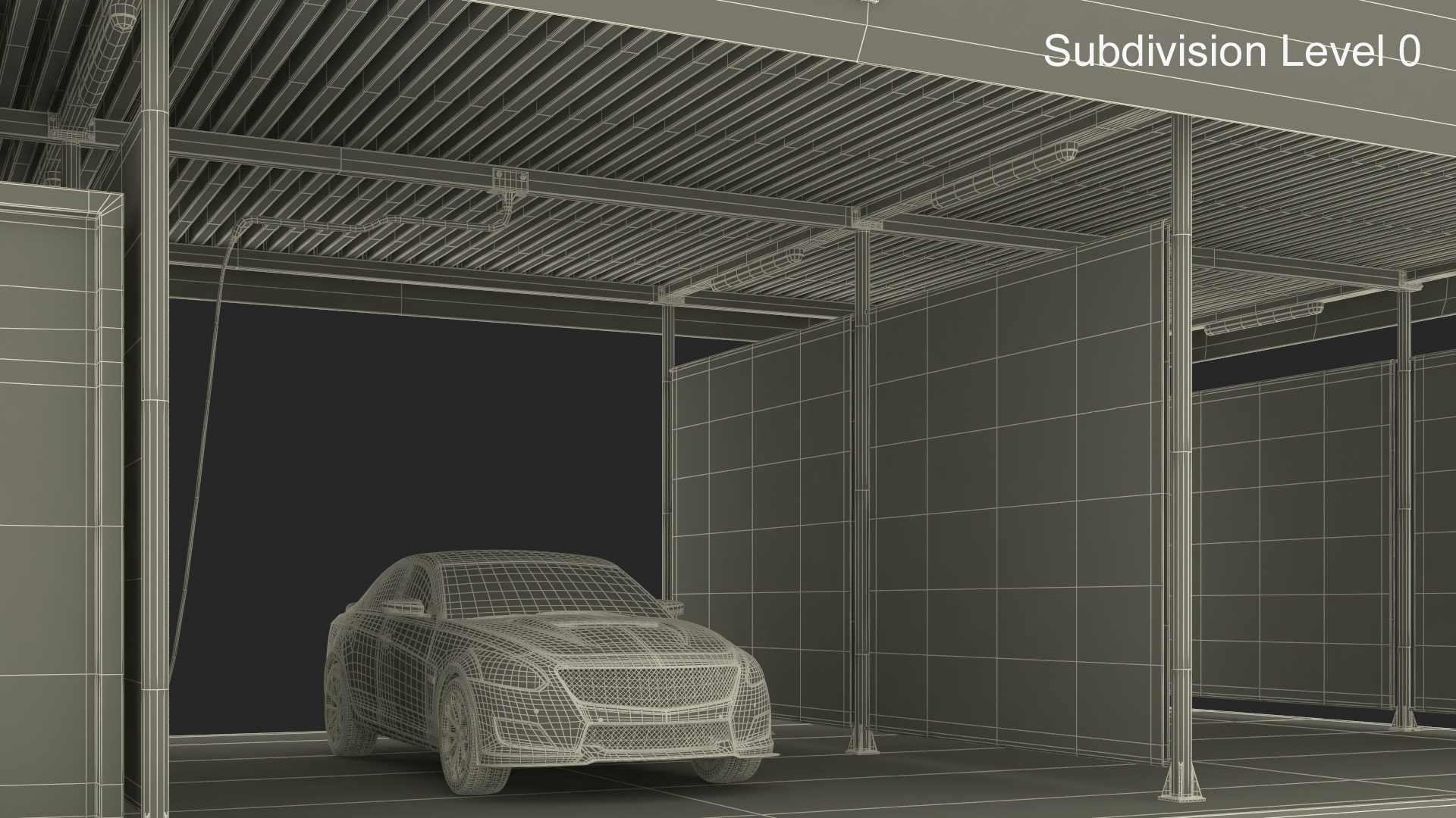 3D model Car Wash Service and Cars