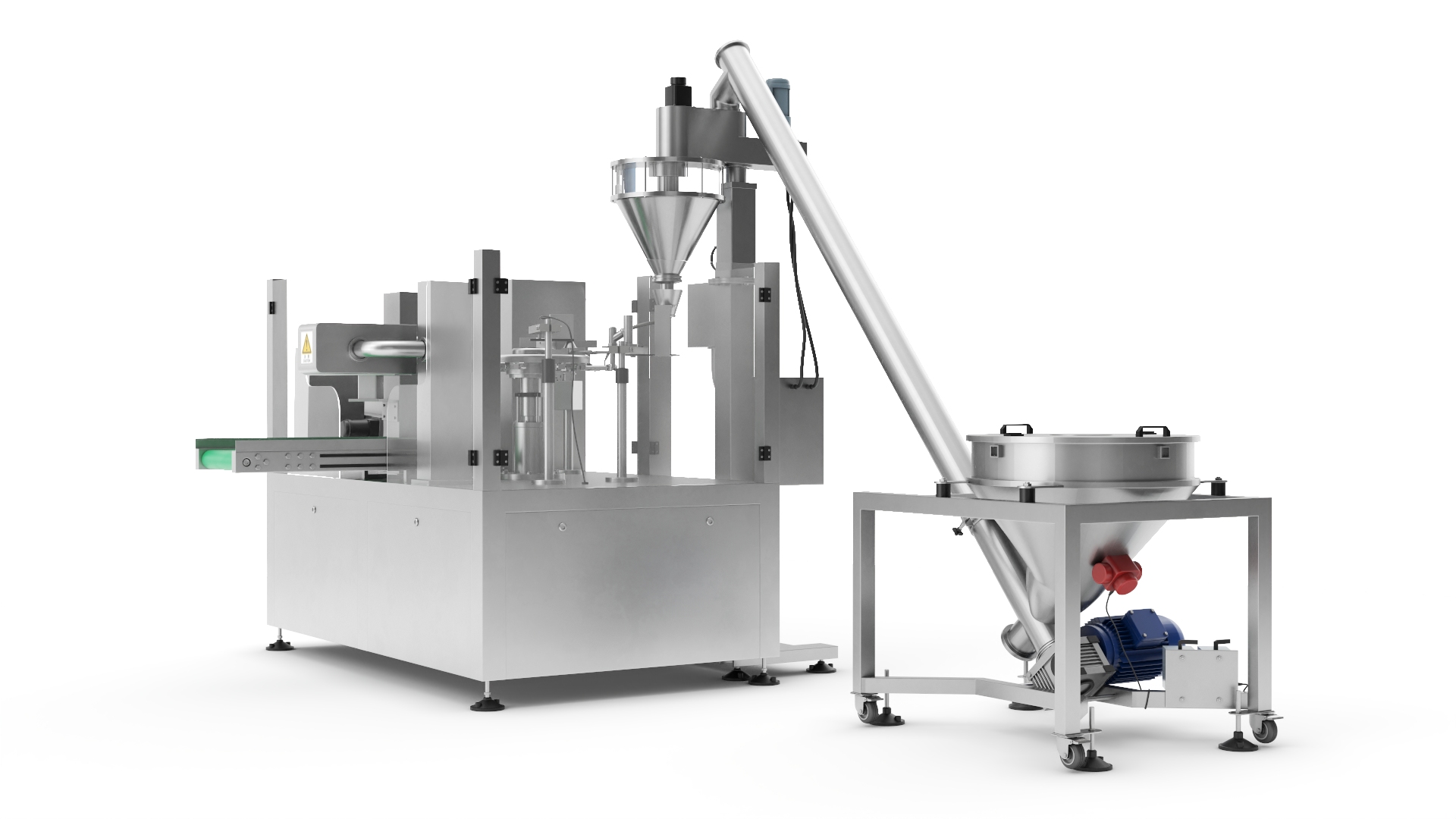 3D Premade Pouch Packaging Machine Powder model