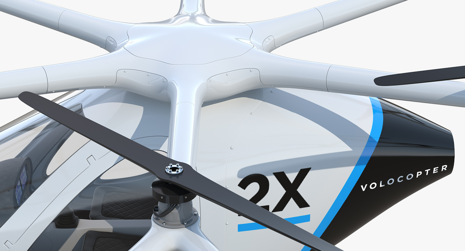 3D Volocopter 2X model