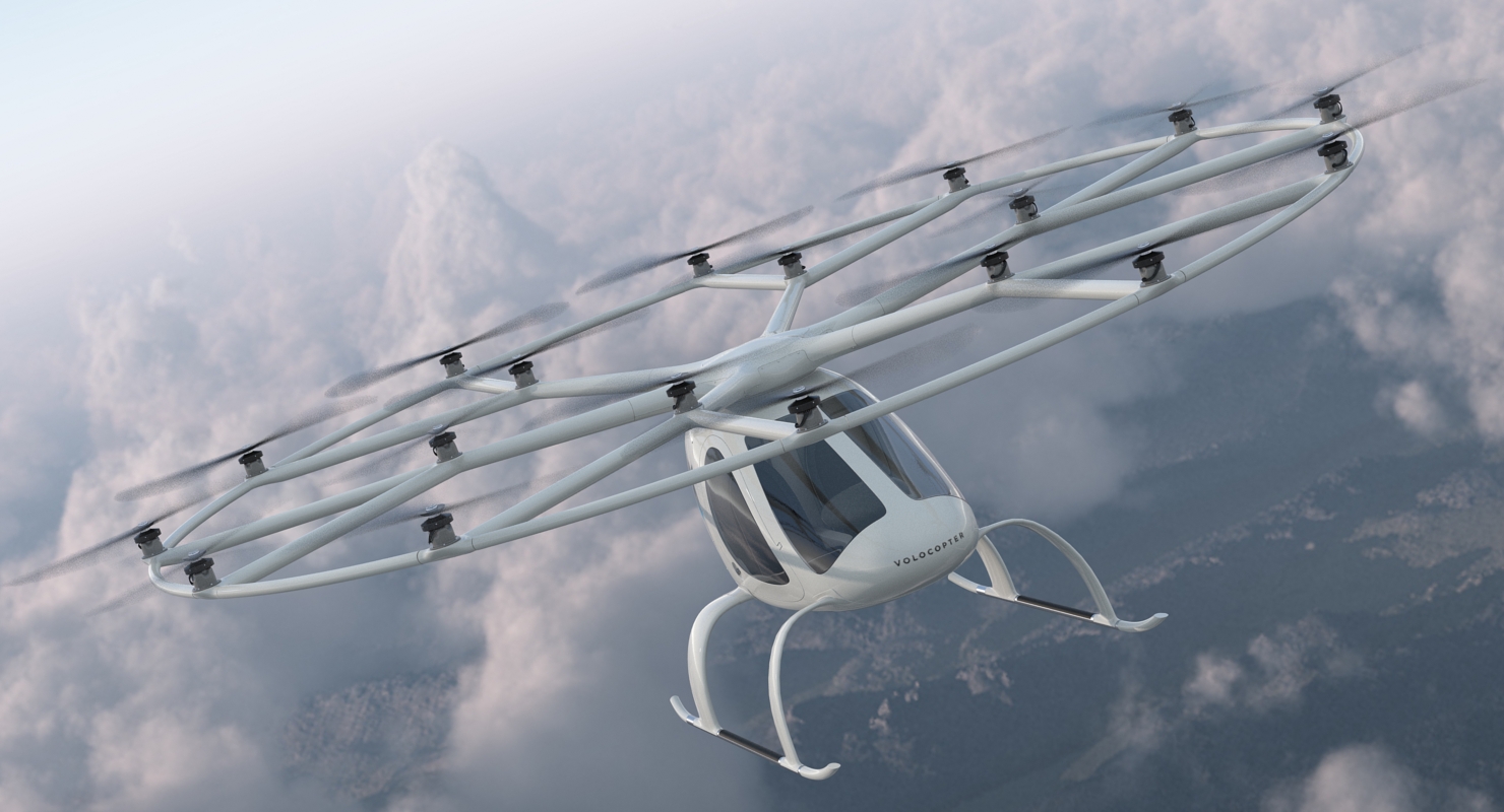 3D Volocopter 2X model