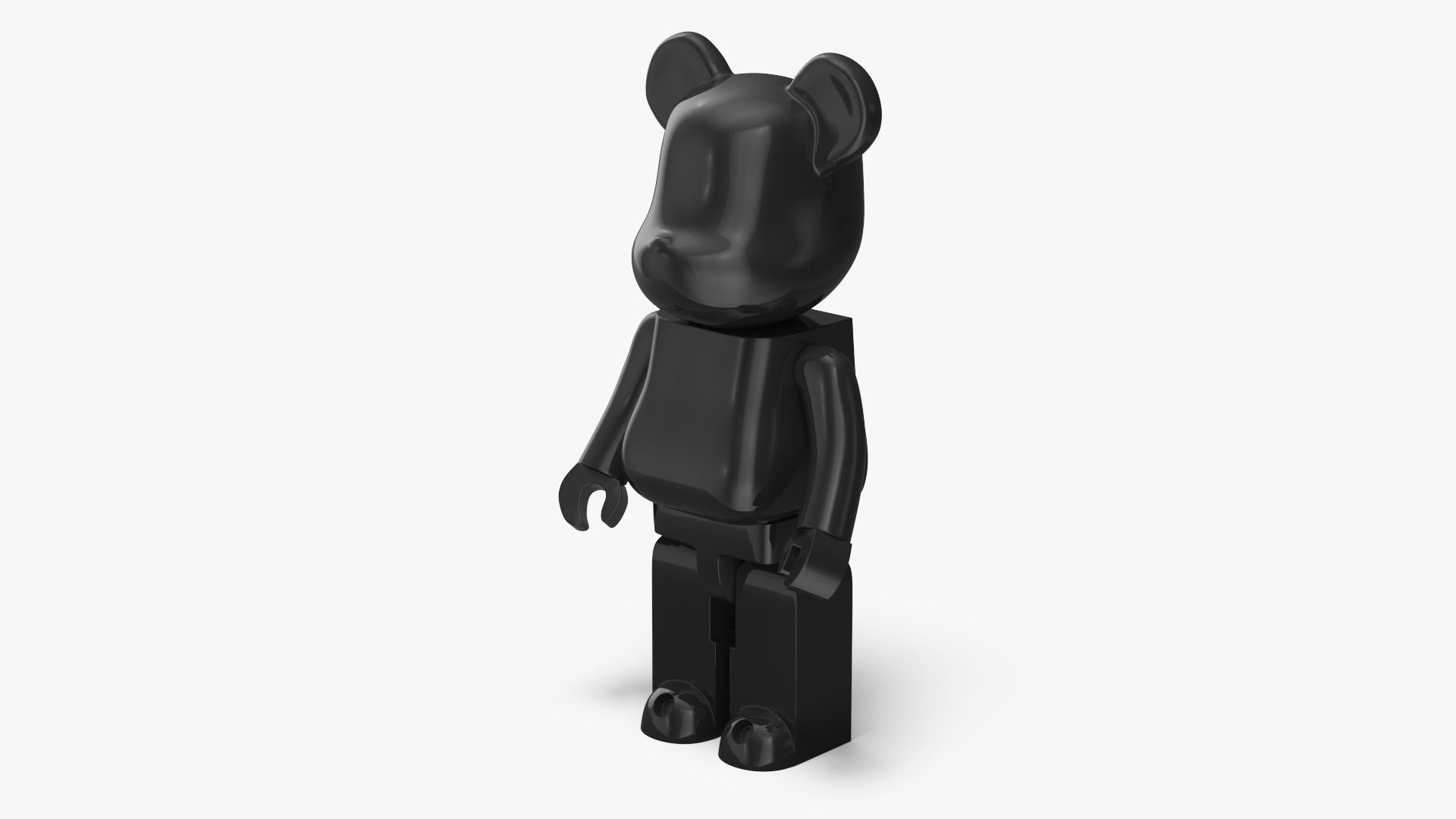 Collectible Figure Bearbrick Black 3D model