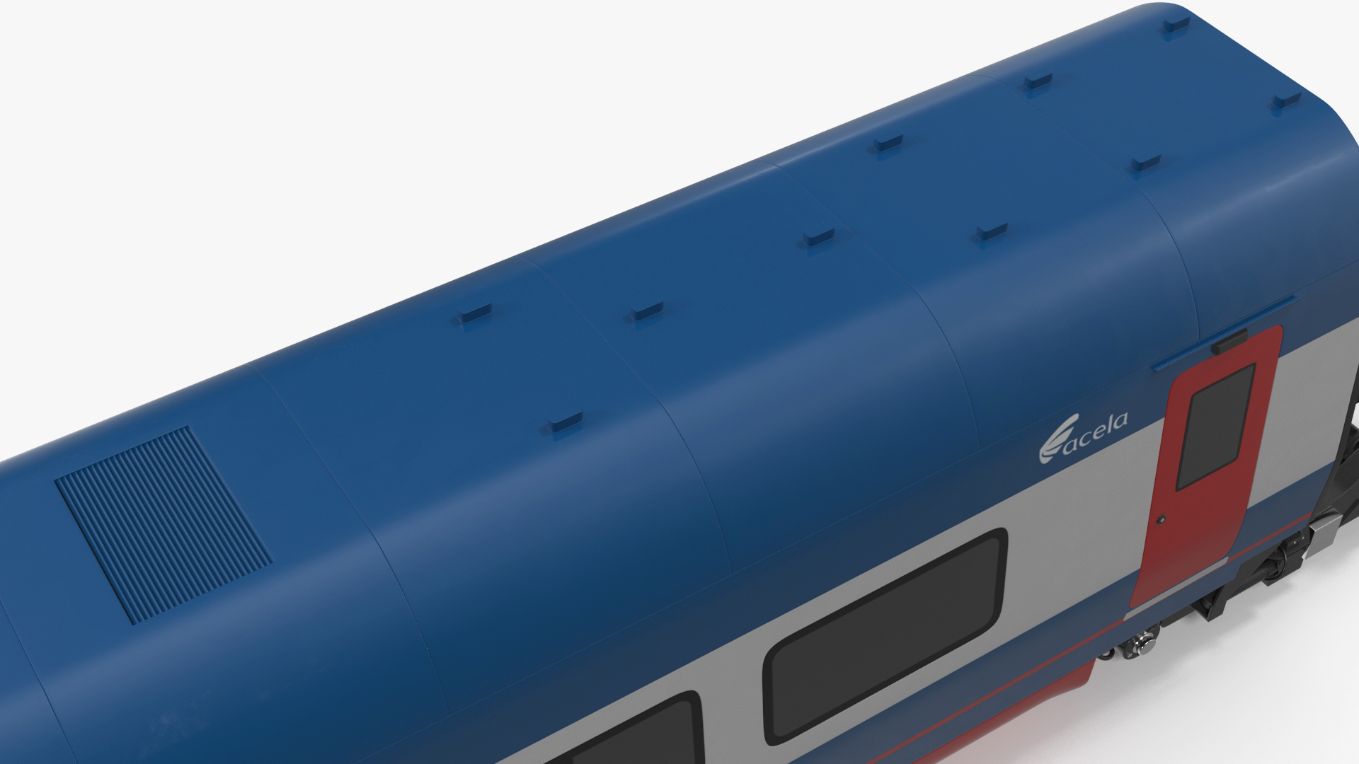 3D Train Car Amtrak Alstom Avelia Liberty model