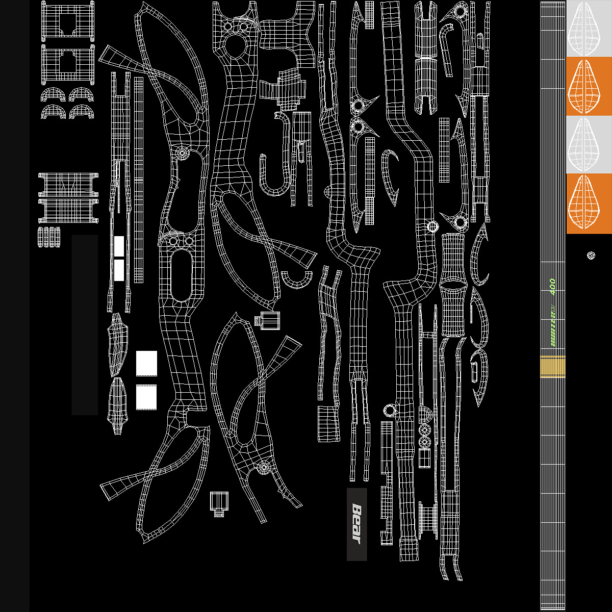 3D Armed Compound Bow Generic