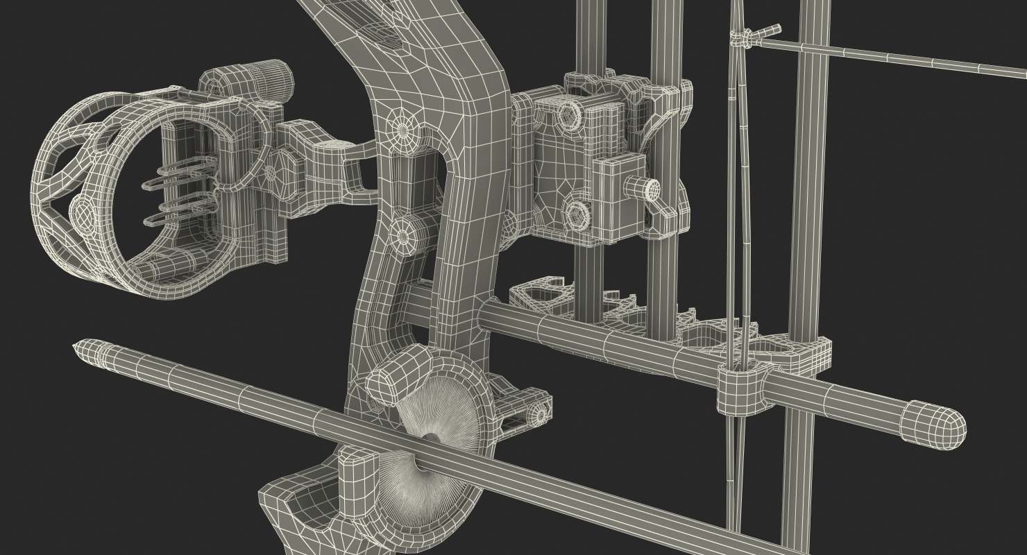 3D Armed Compound Bow Generic