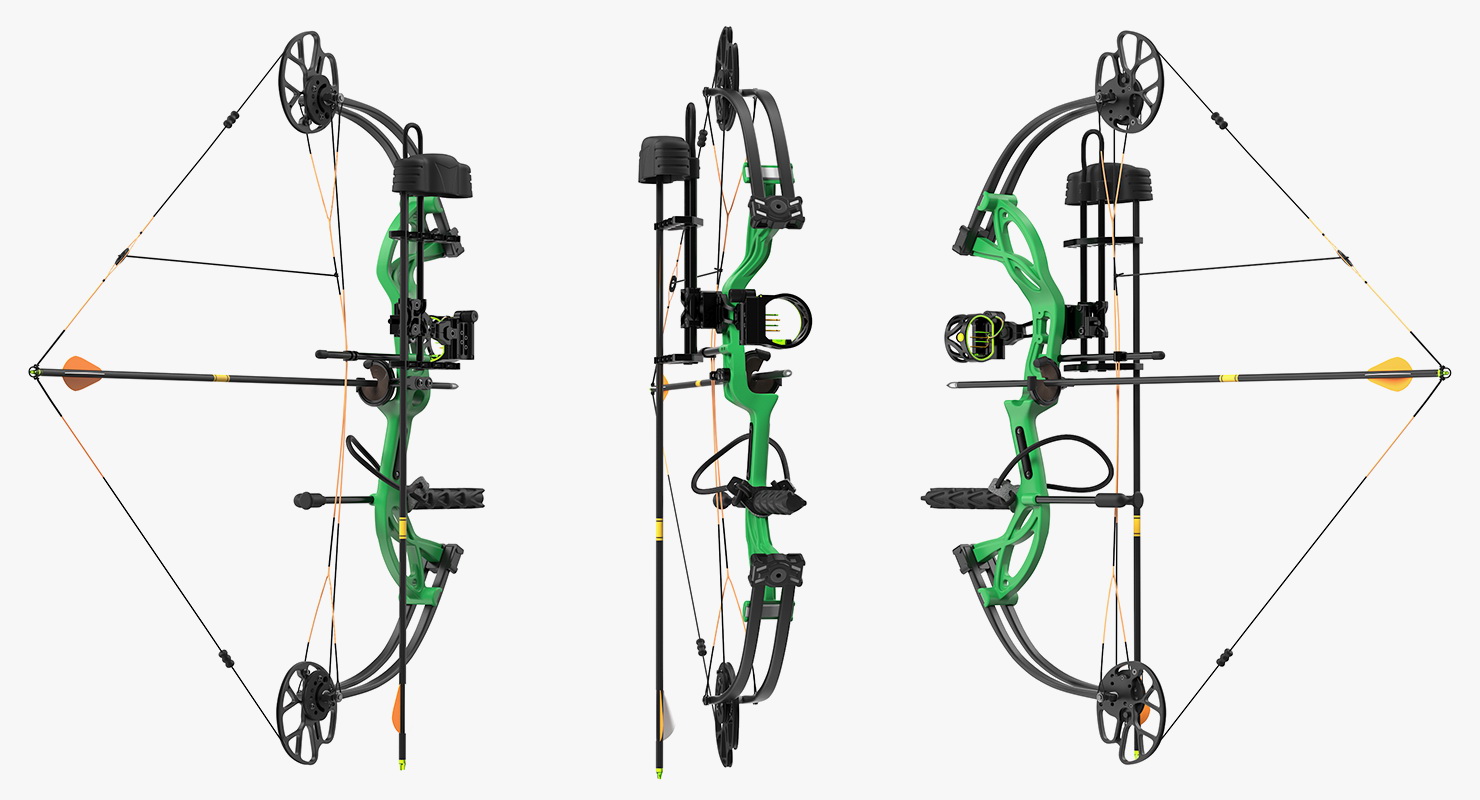 3D Armed Compound Bow Generic