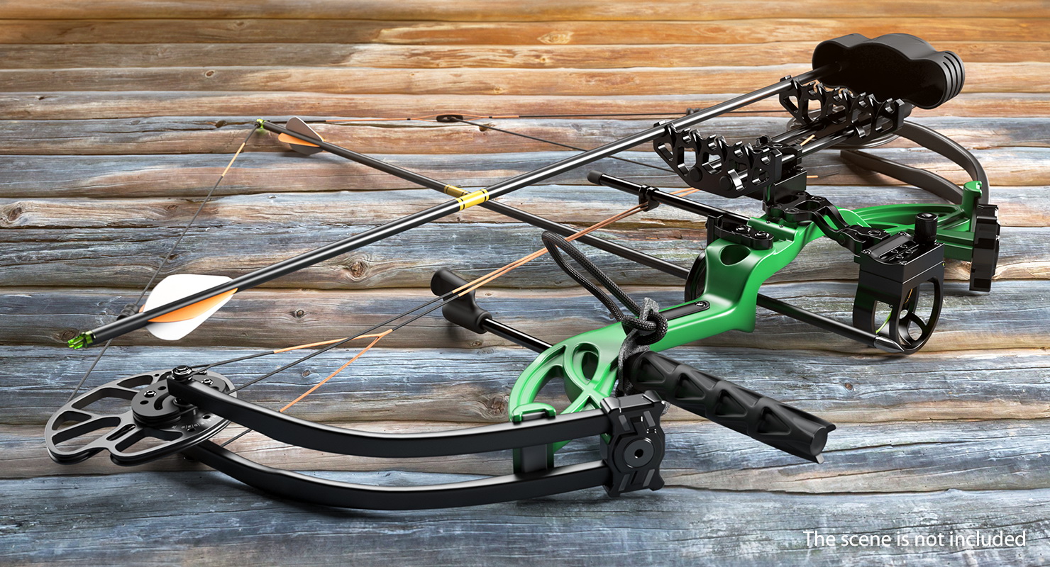 3D Armed Compound Bow Generic