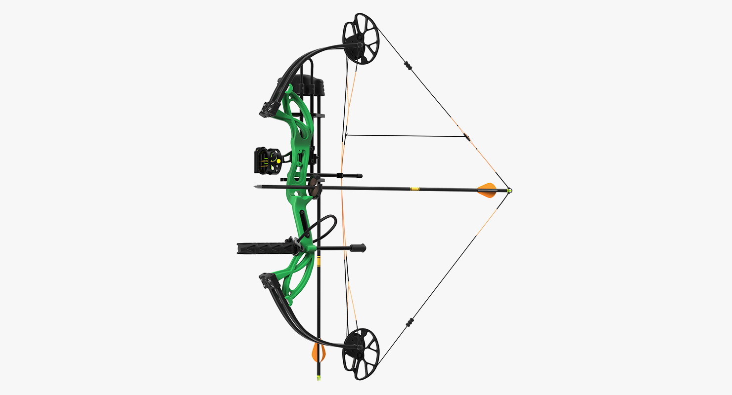 3D Armed Compound Bow Generic