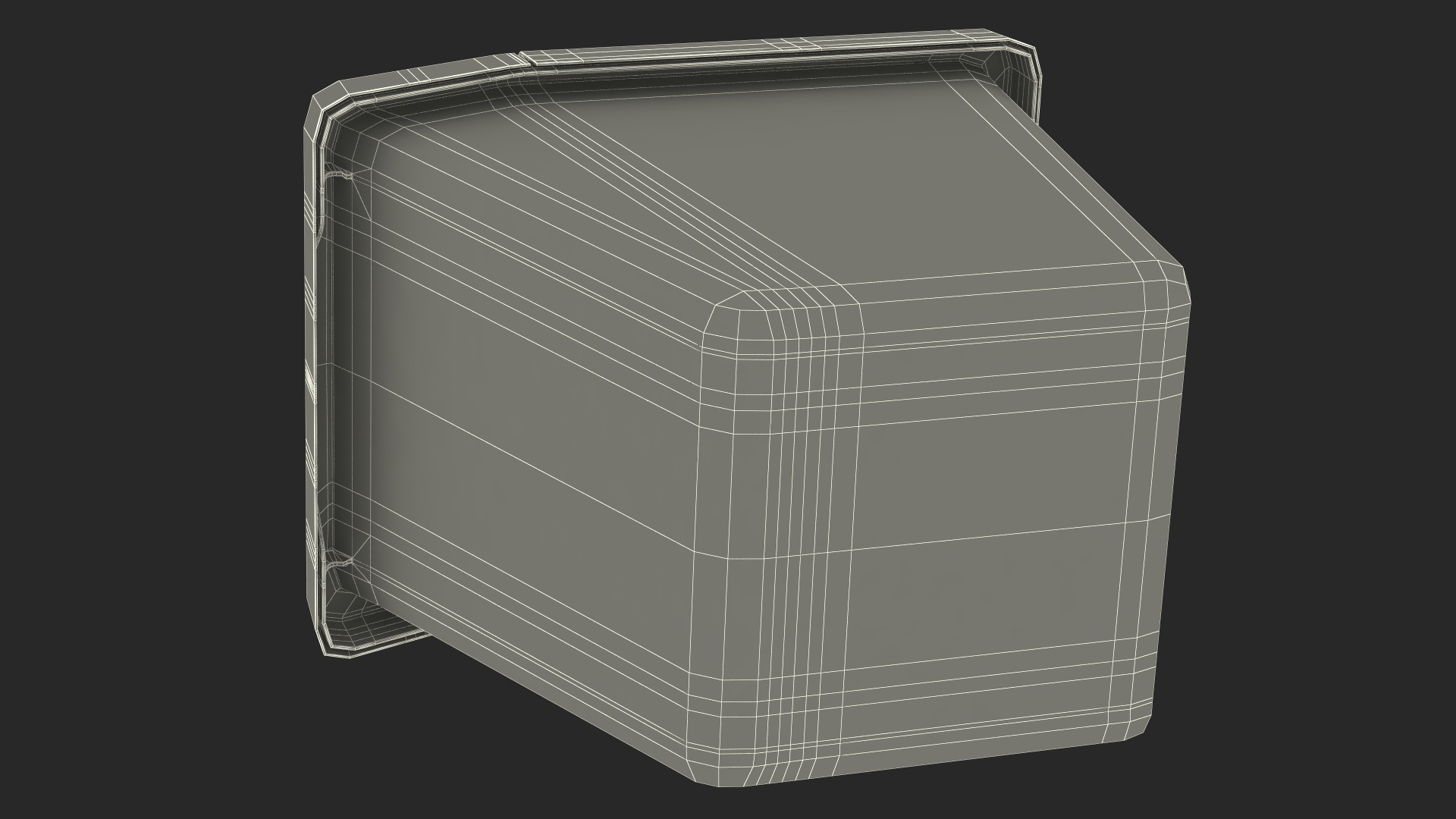 Black Storage Containers with Lid Set 3D