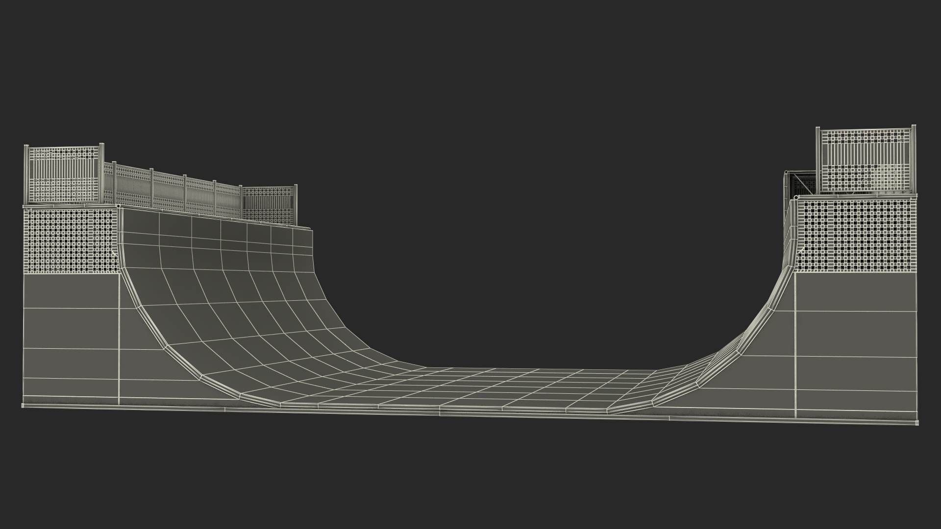 Skatepark Ramp 3D model