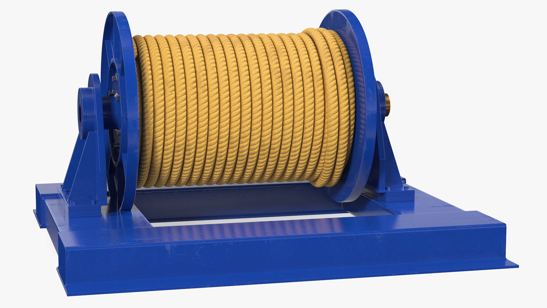 3D model Winch Wire Rope Drum