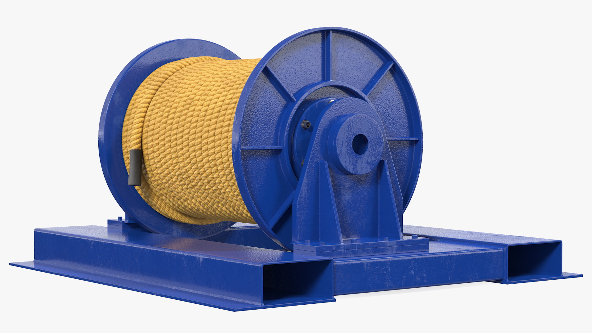 3D model Winch Wire Rope Drum