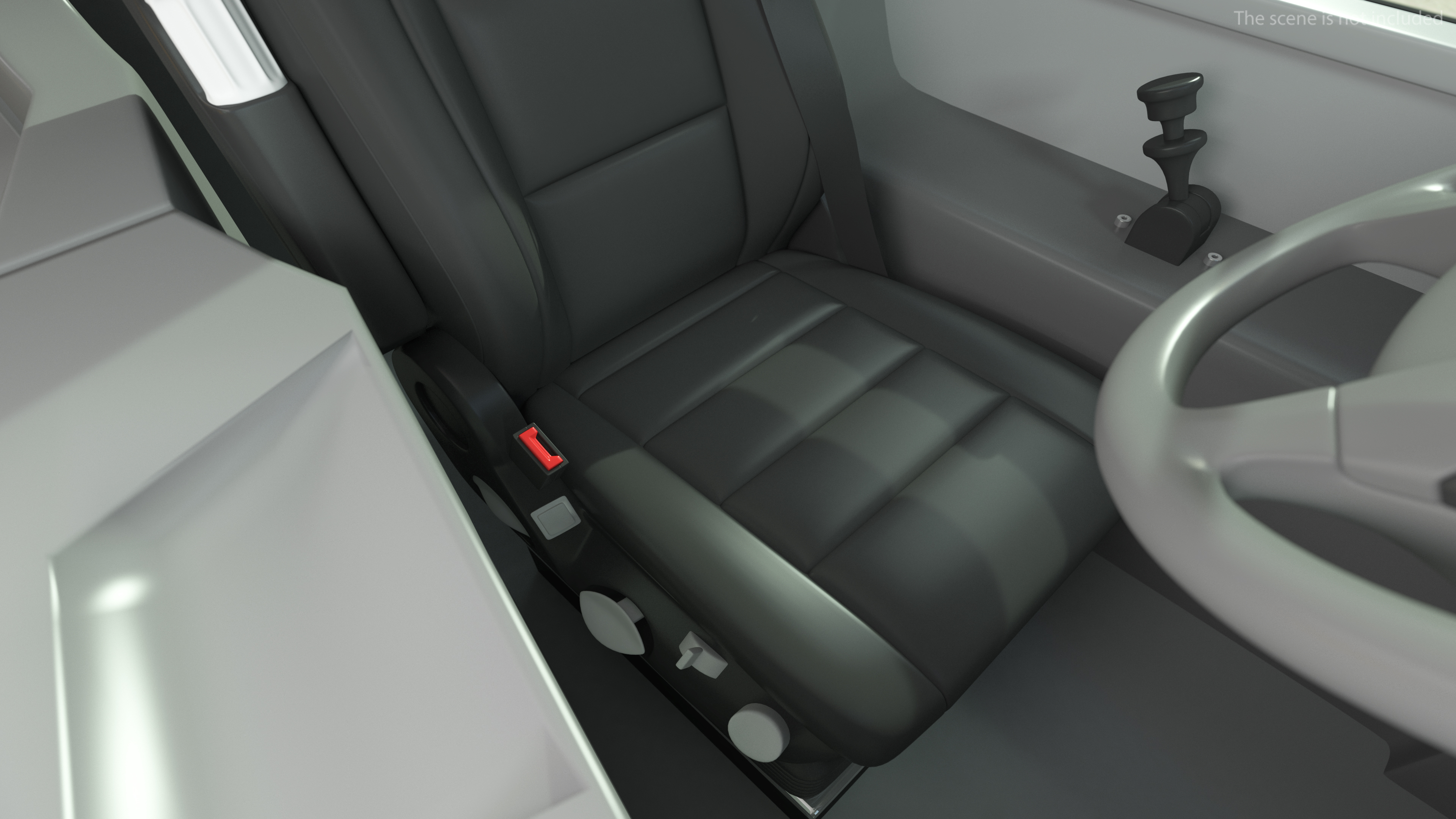 3D model Bus Driver Seat