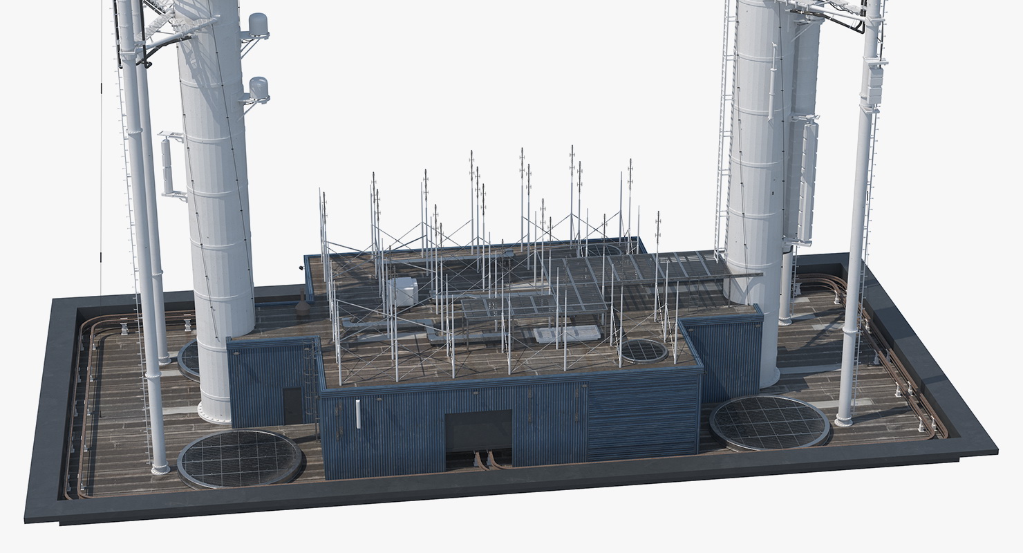 Skyscraper Roof Top 3D model