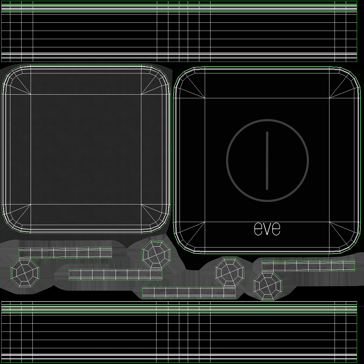 Eve Button Connected Home Remote 3D