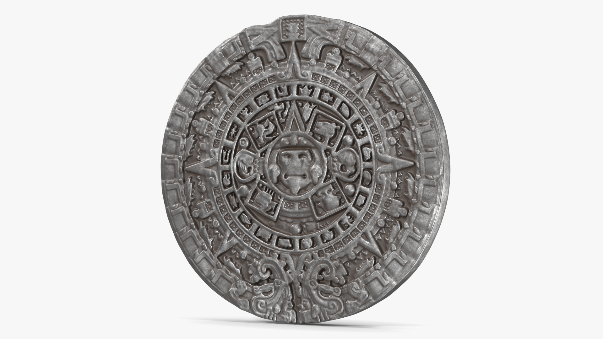 3D model Maya Calendar Metall