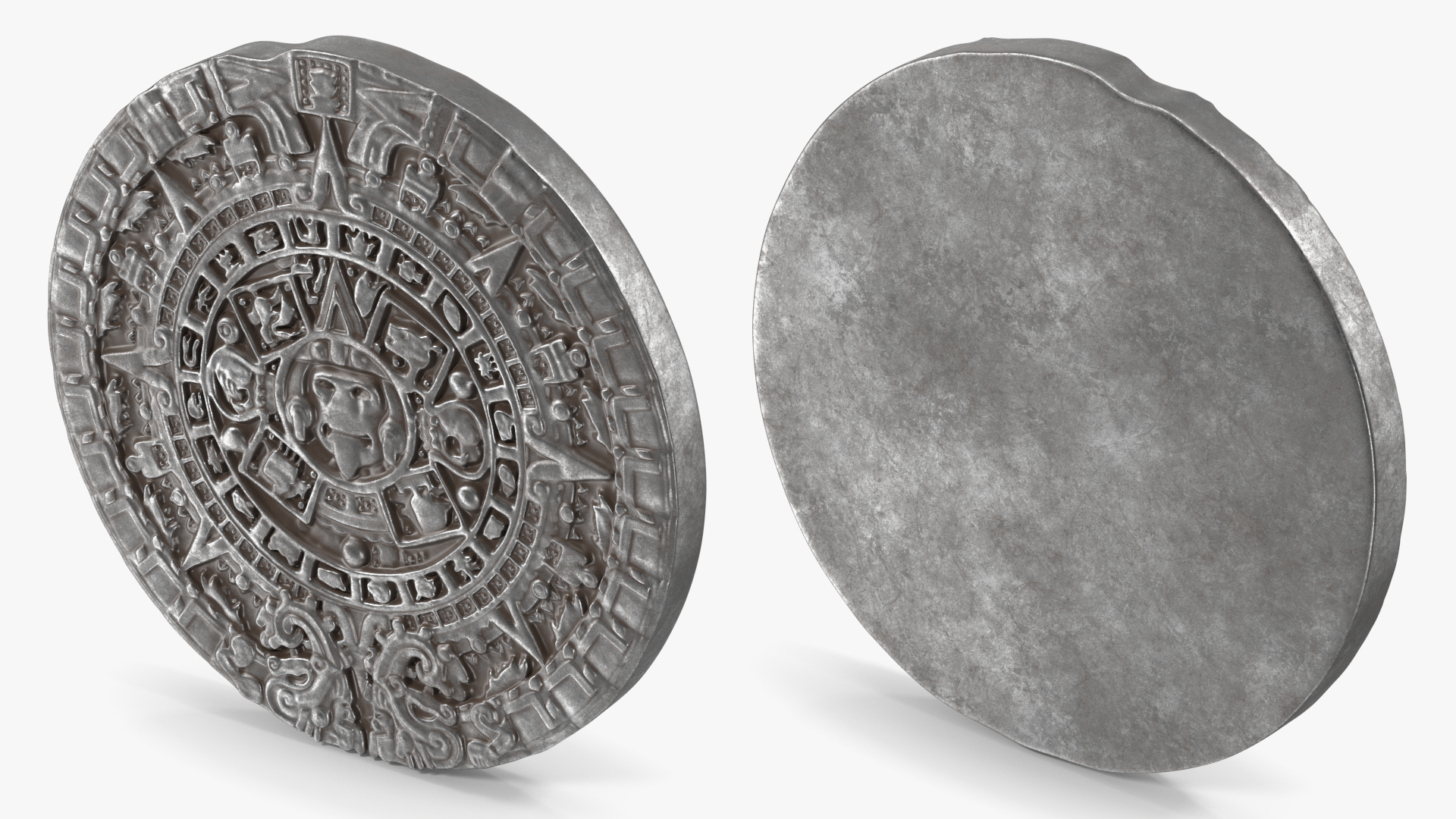 3D model Maya Calendar Metall