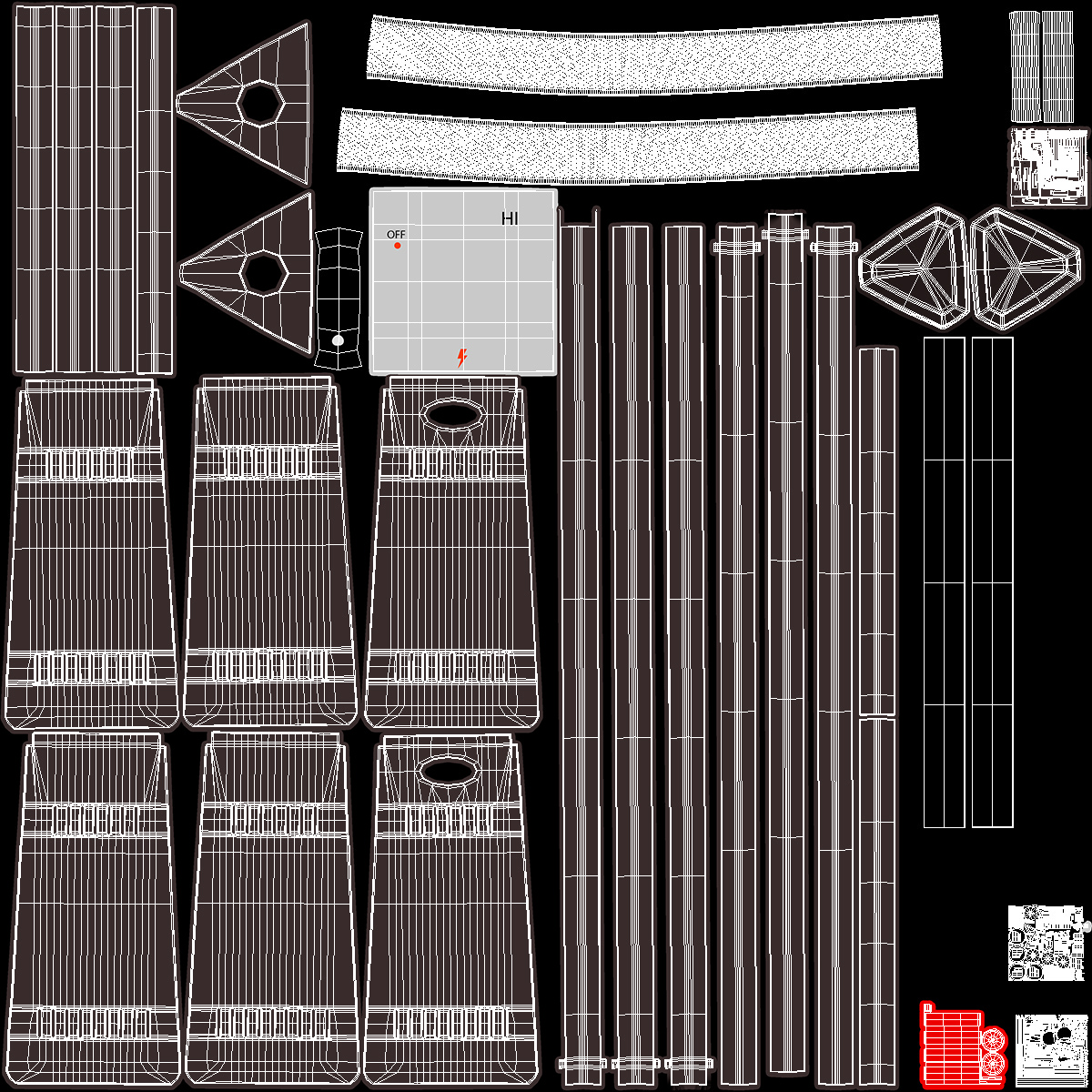 Pyramid Carillon Patio Heater On 3D