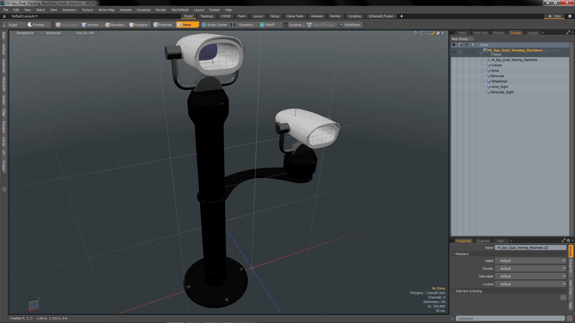 3D Hi-Spy Dual Viewing Machines model