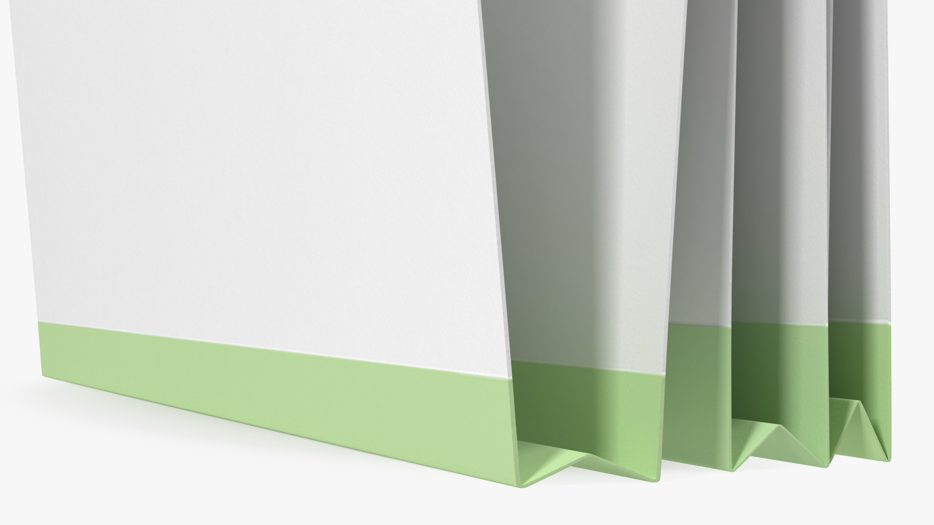 White Cardboard File Folder 3D