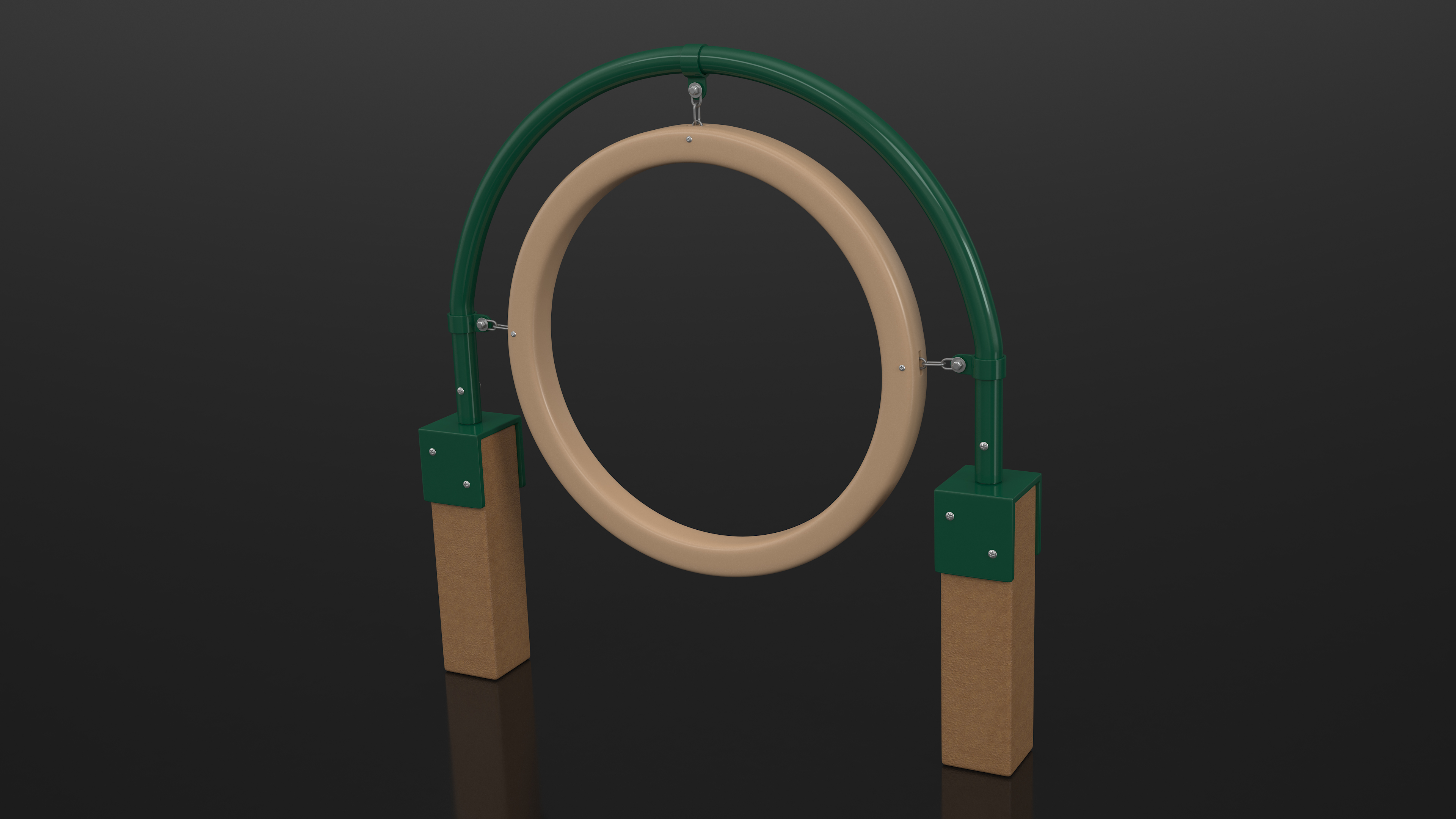 Hanging Ring for Dog Training Park 3D model