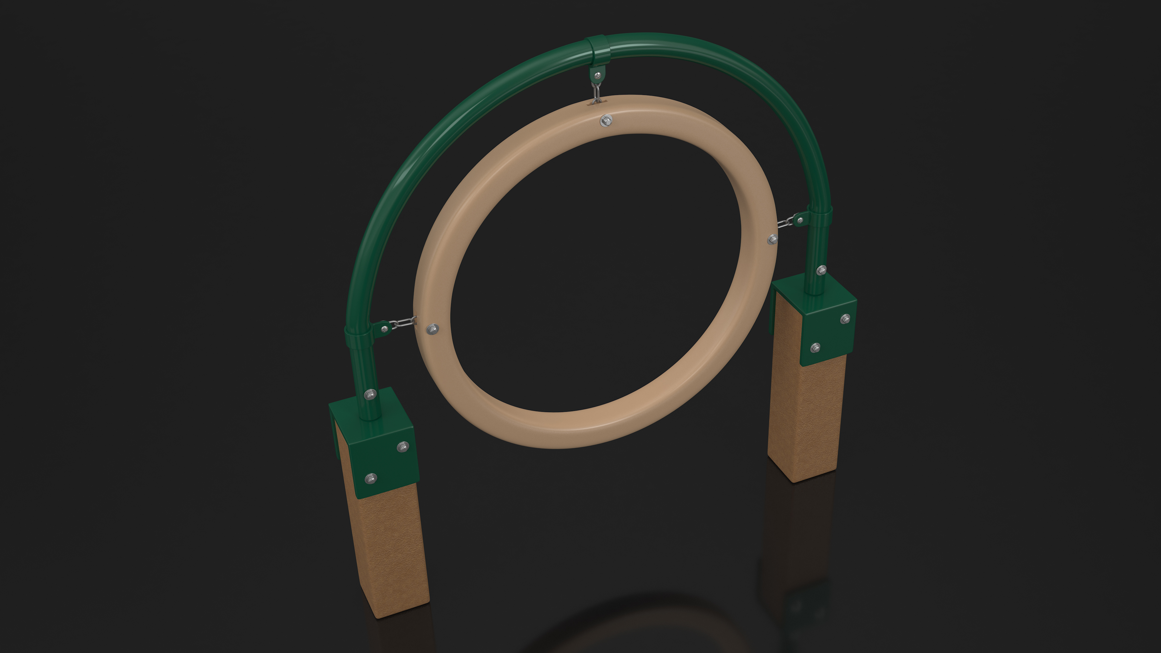 Hanging Ring for Dog Training Park 3D model