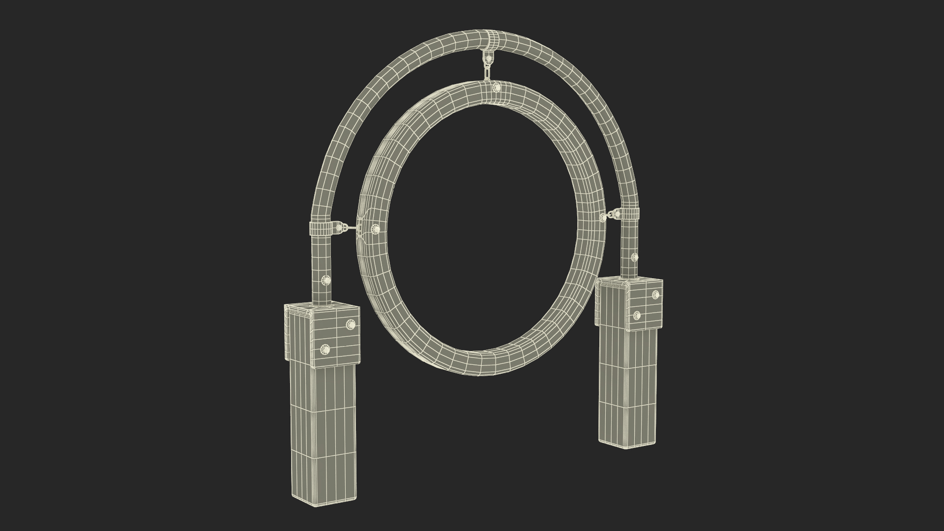 Hanging Ring for Dog Training Park 3D model