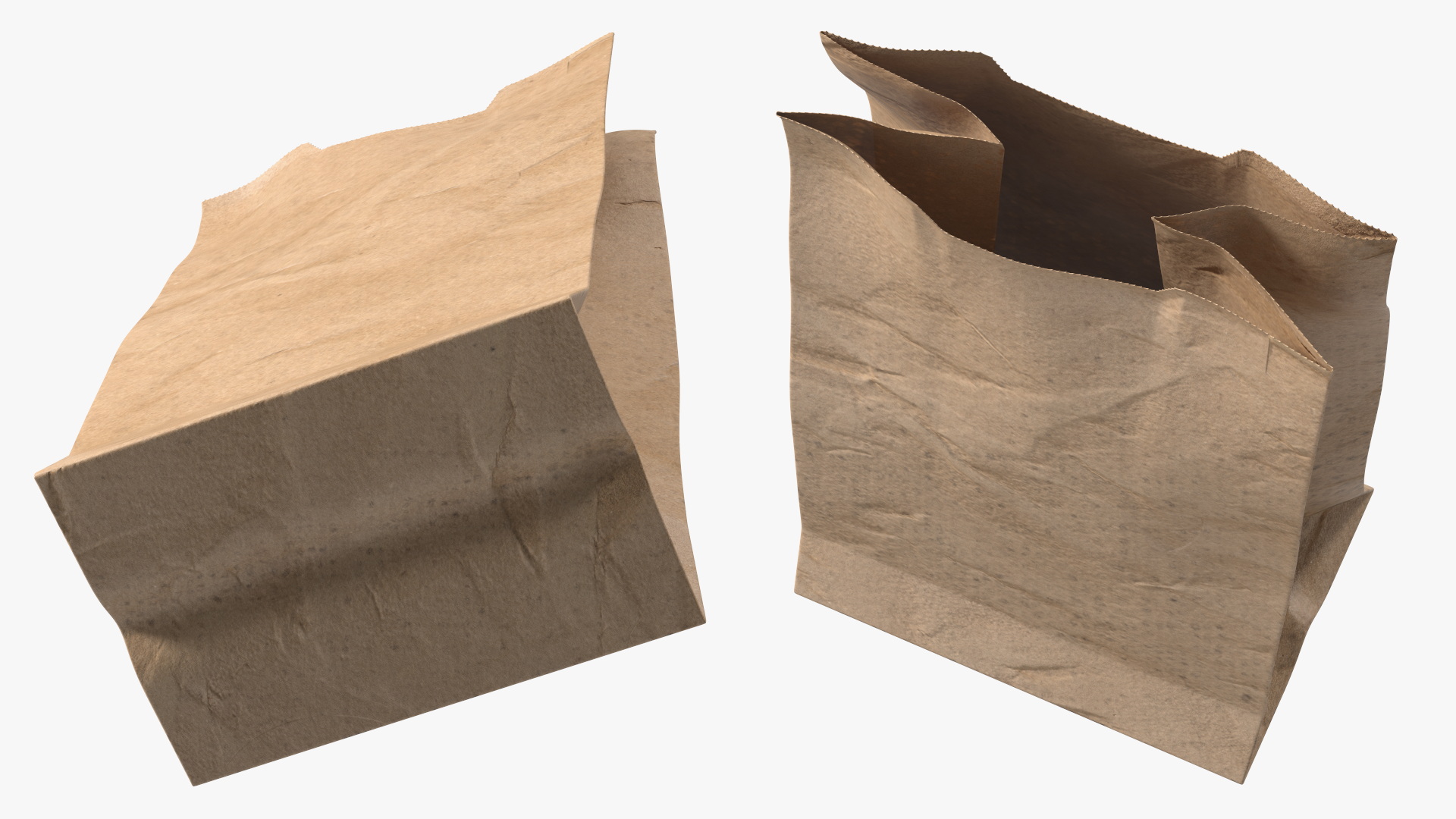 Paper Grocery Bag 3D