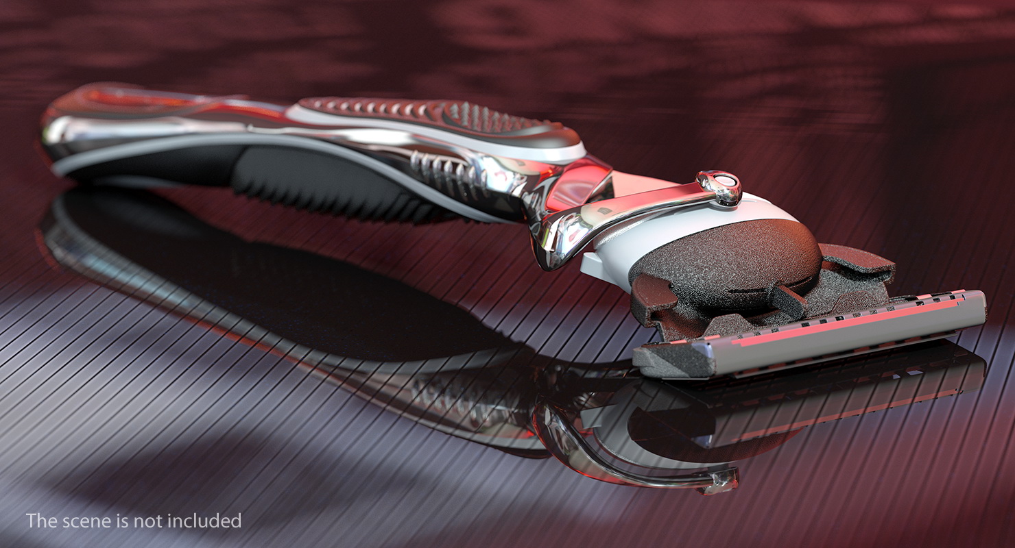 3D Shaving Razor model