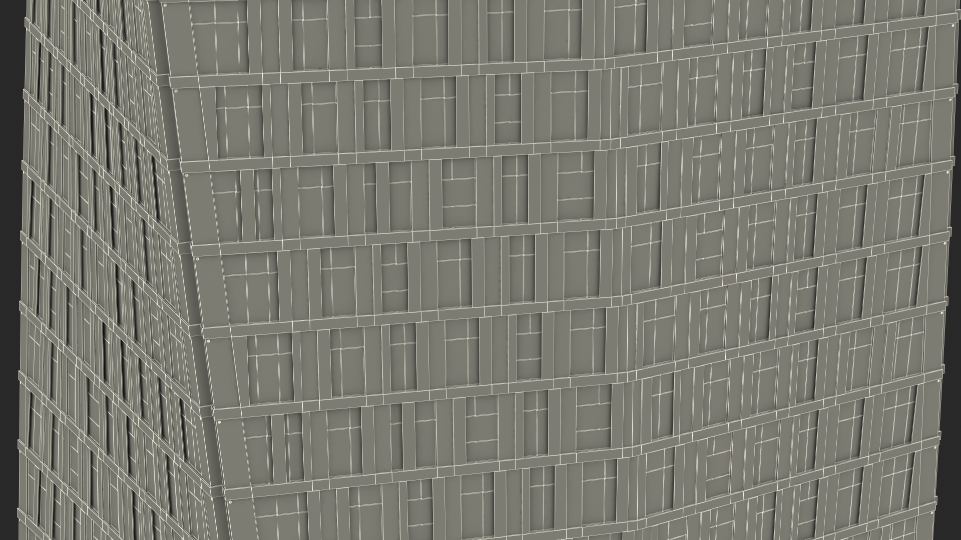 3D Twisted Skyscraper model