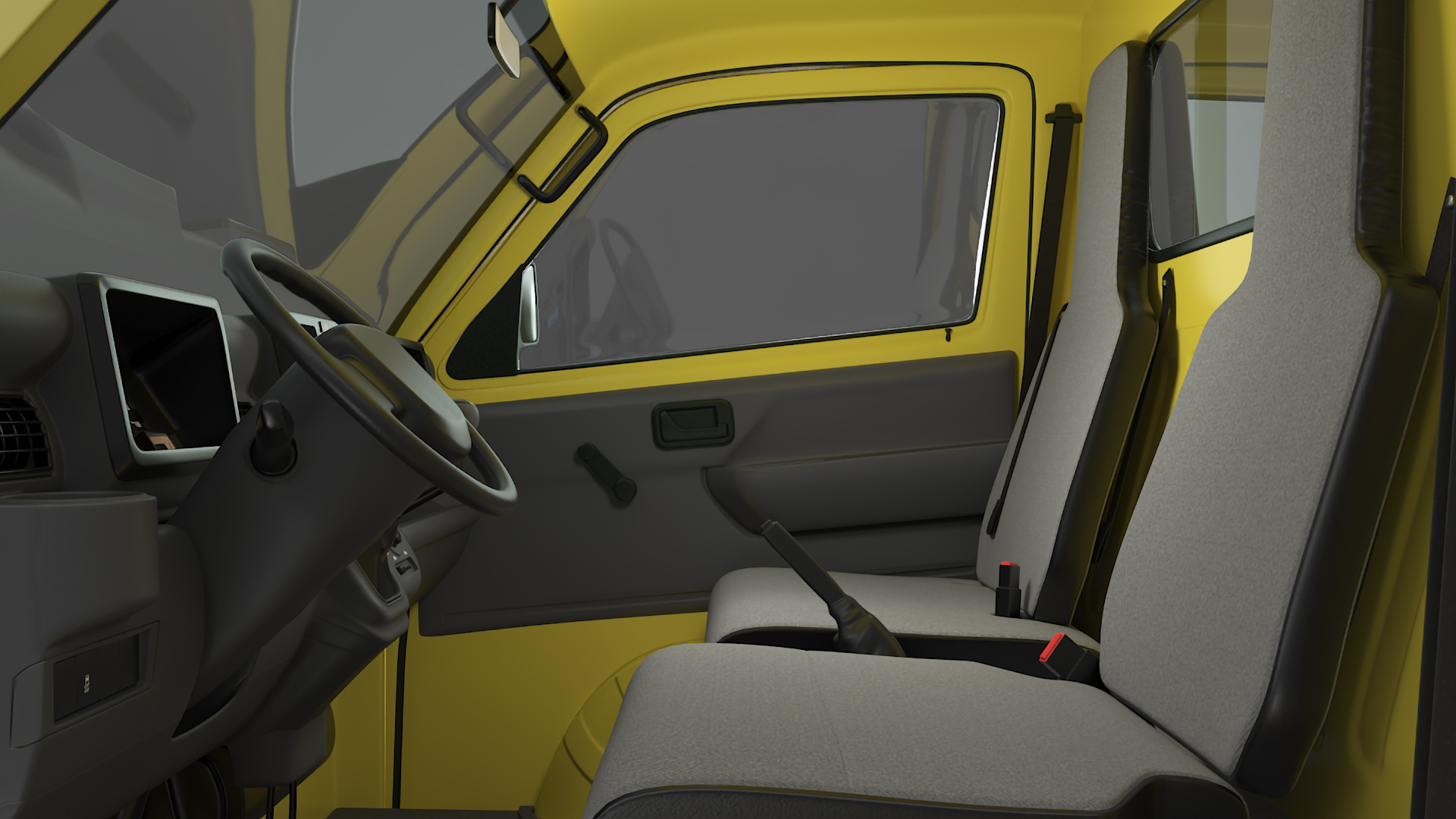 Flatbed Truck for Transportation 3D