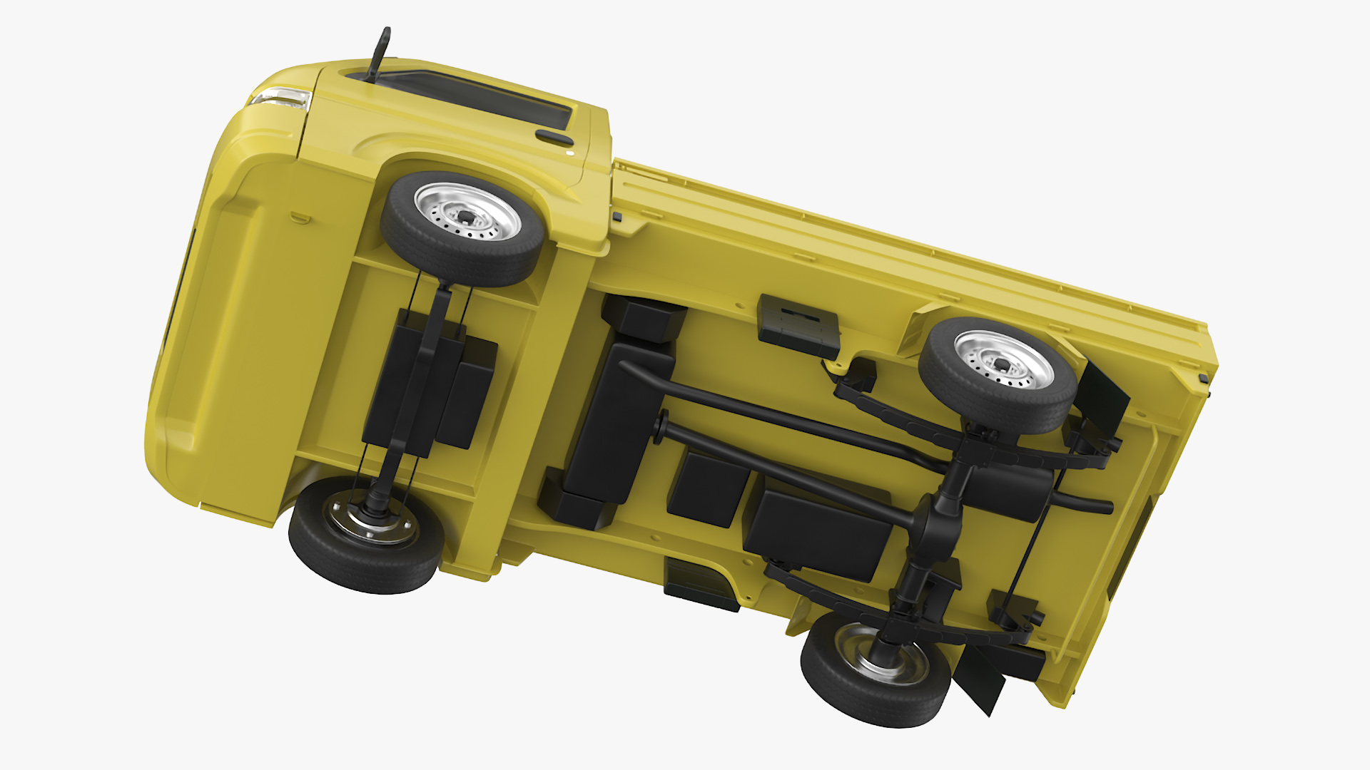 Flatbed Truck for Transportation 3D