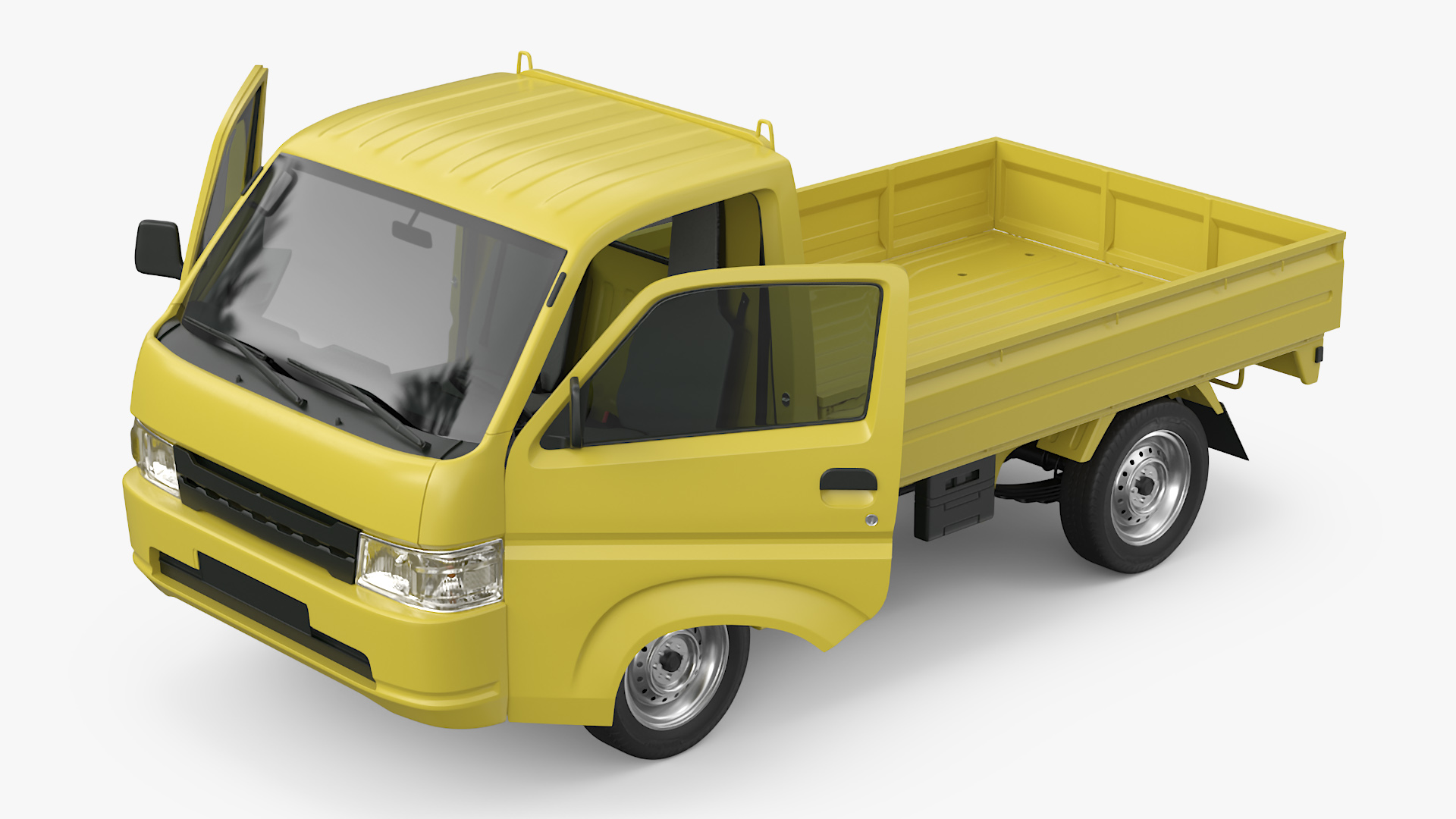 Flatbed Truck for Transportation 3D