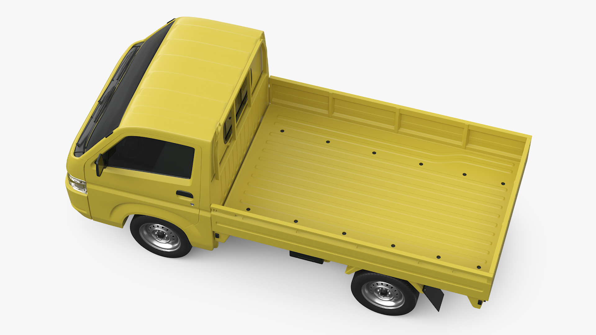 Flatbed Truck for Transportation 3D