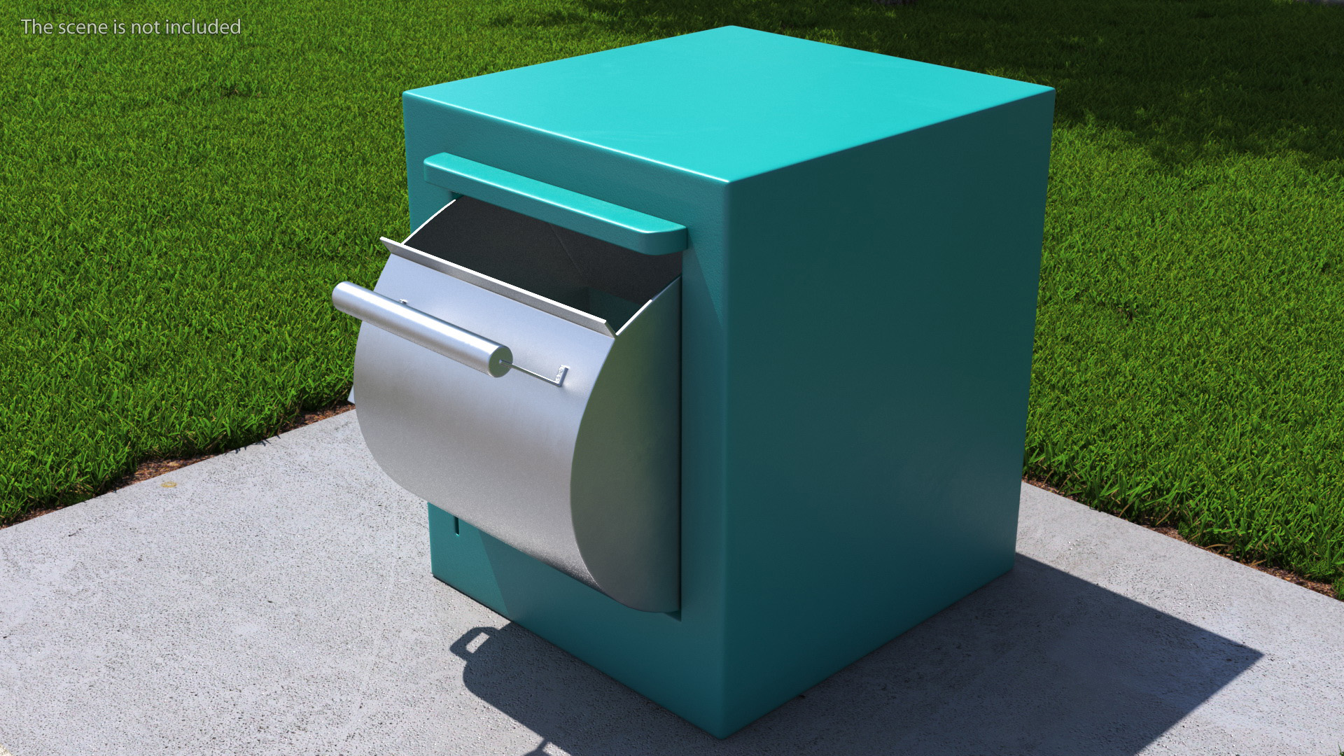 3D Drop Box Open model