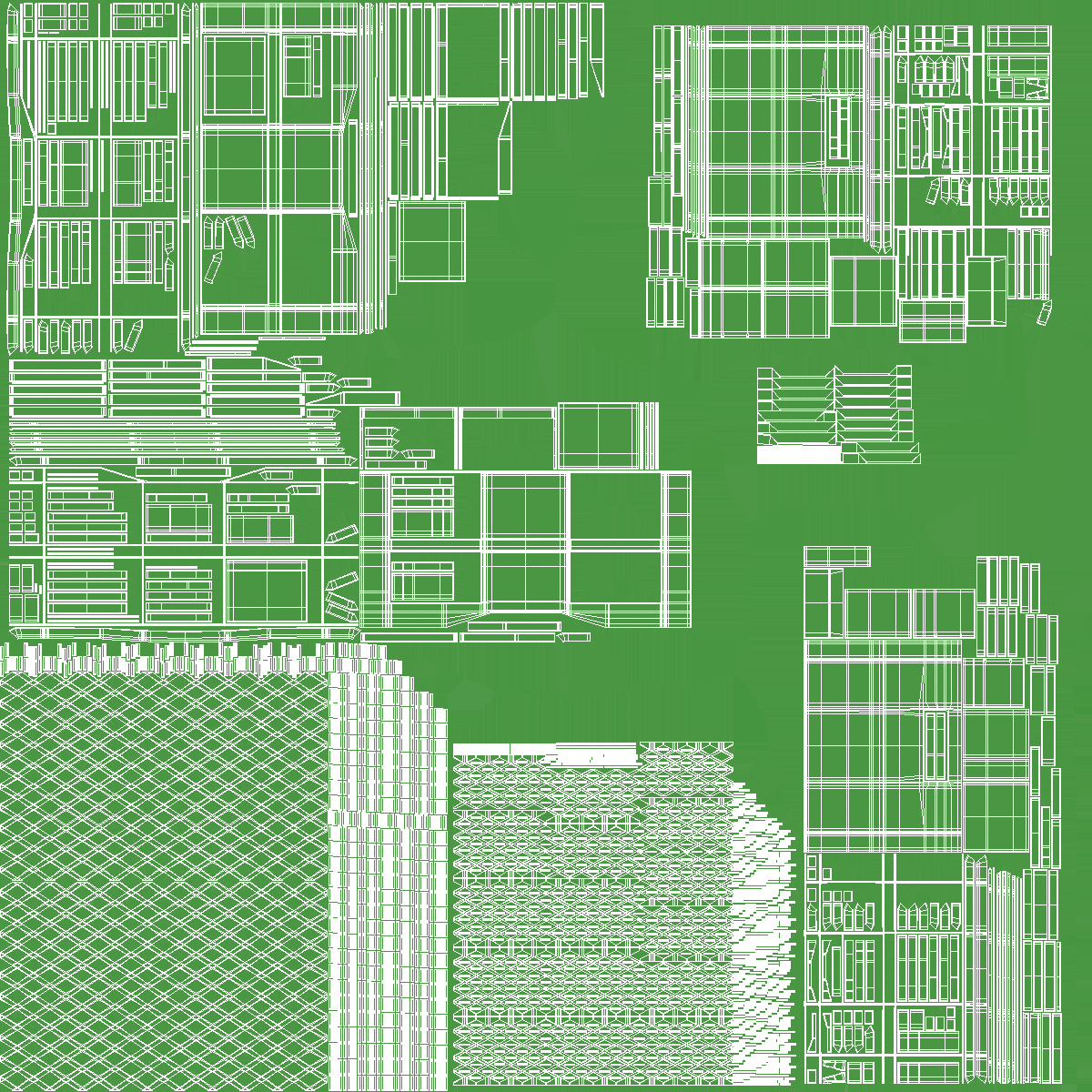 Large Plastic Crate 3D model