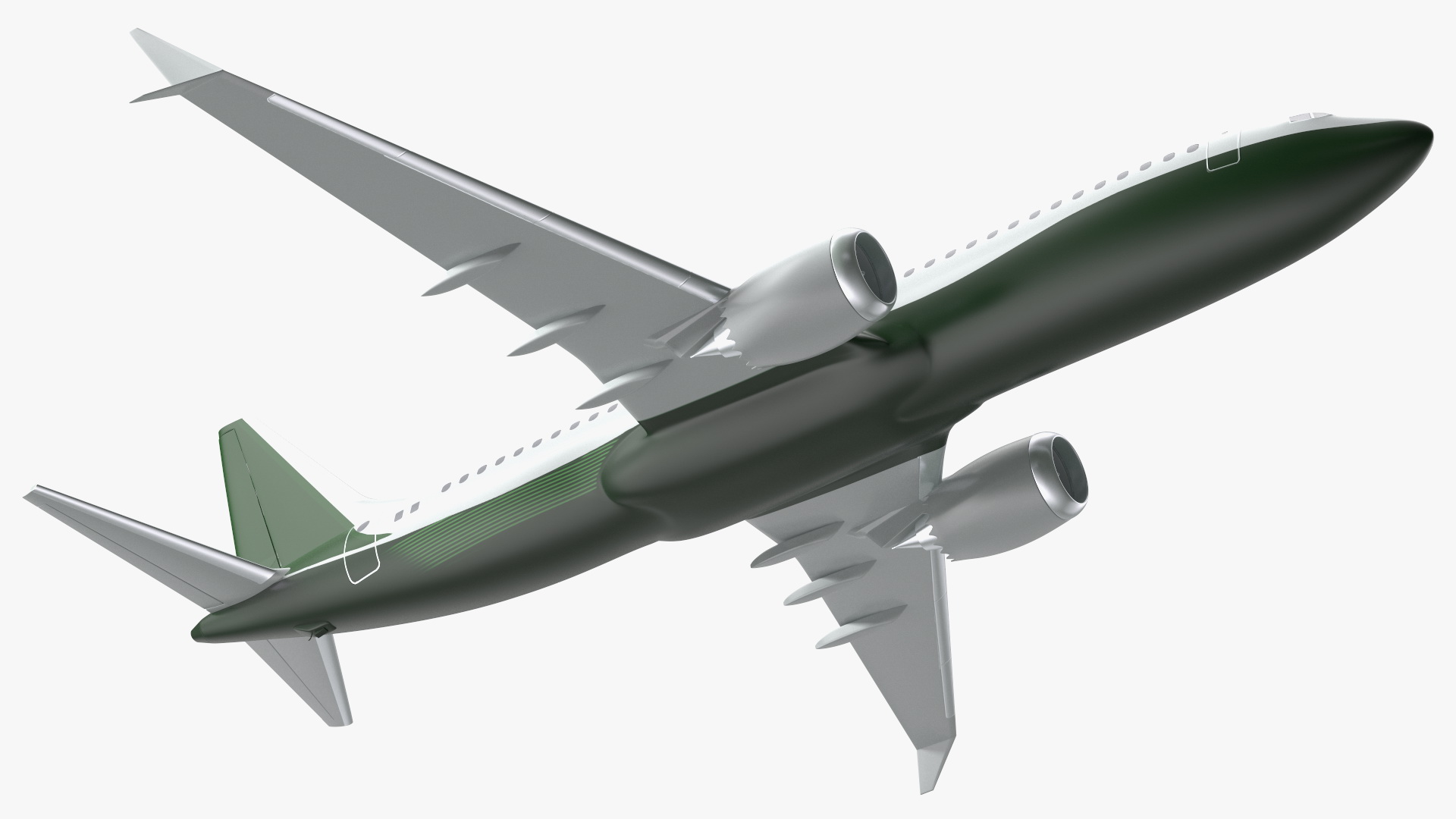 Turbofan Aircraft Scale Model 3D model