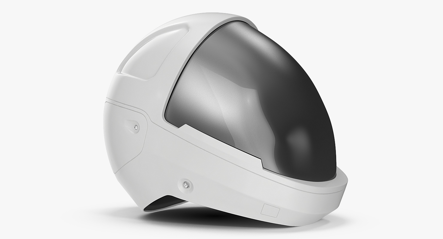 3D Futuristic Space Helmet model