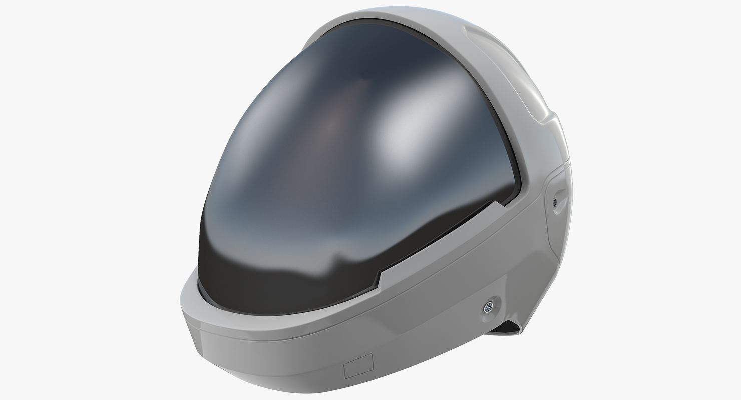 3D Futuristic Space Helmet model