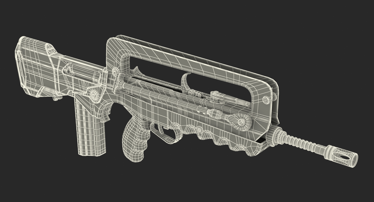 Assault Rifle FAMAS F1 3D