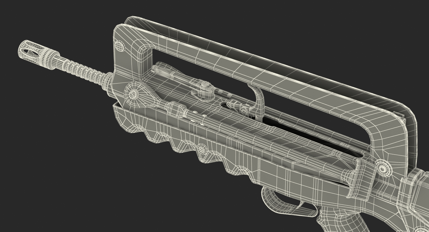 Assault Rifle FAMAS F1 3D