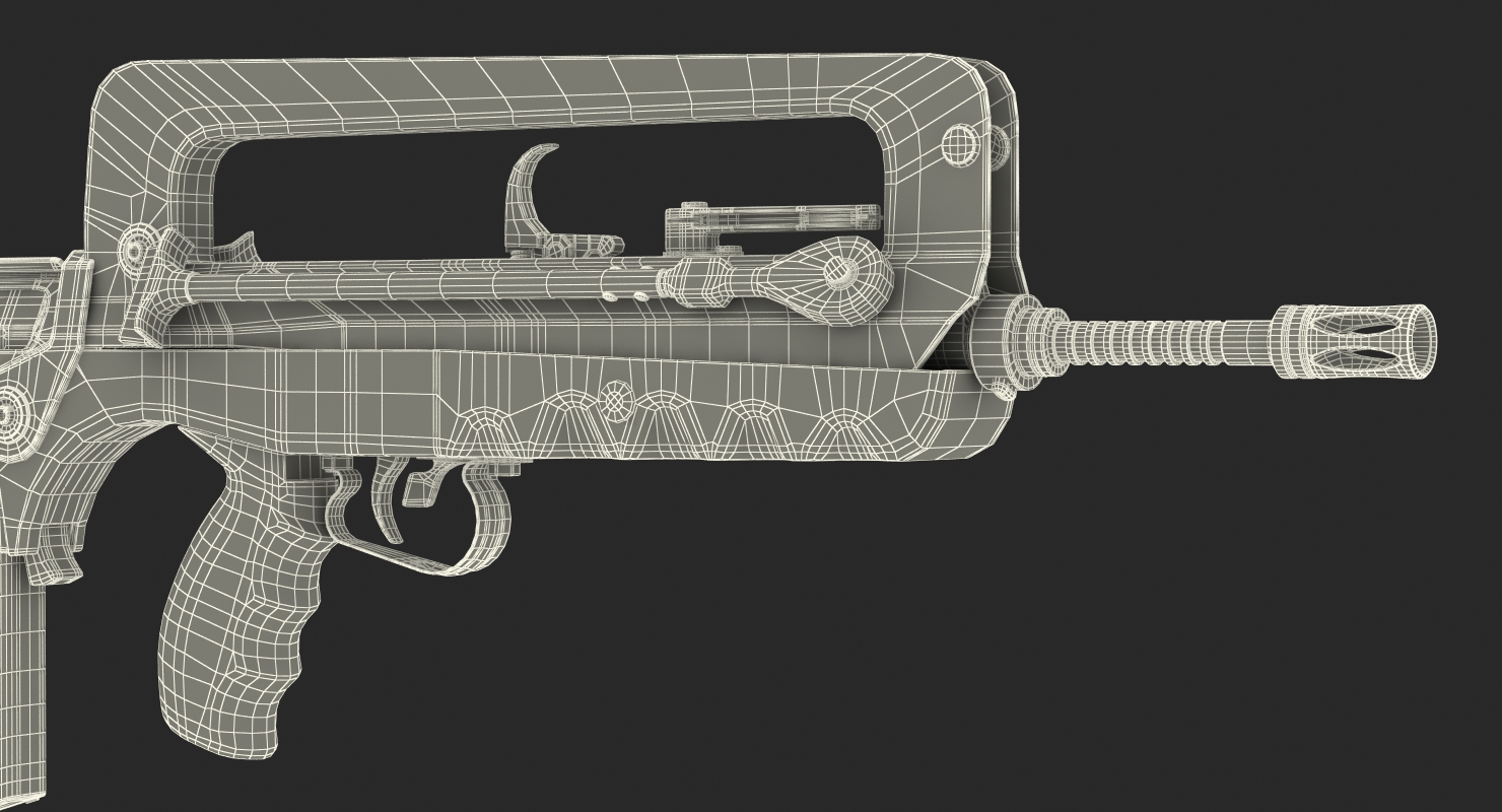 Assault Rifle FAMAS F1 3D