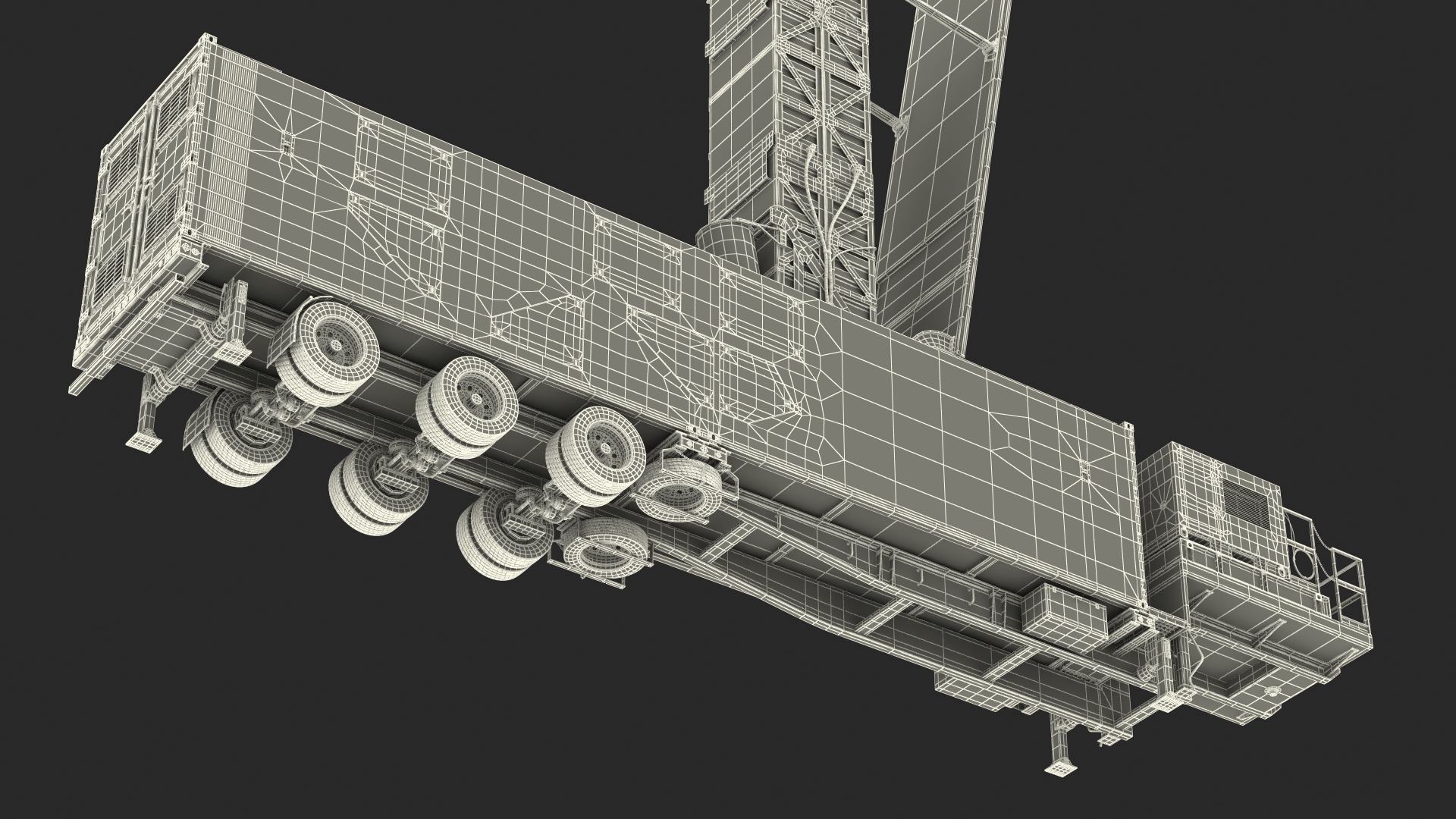 3D model Missile Launcher Sand Camo on Alert