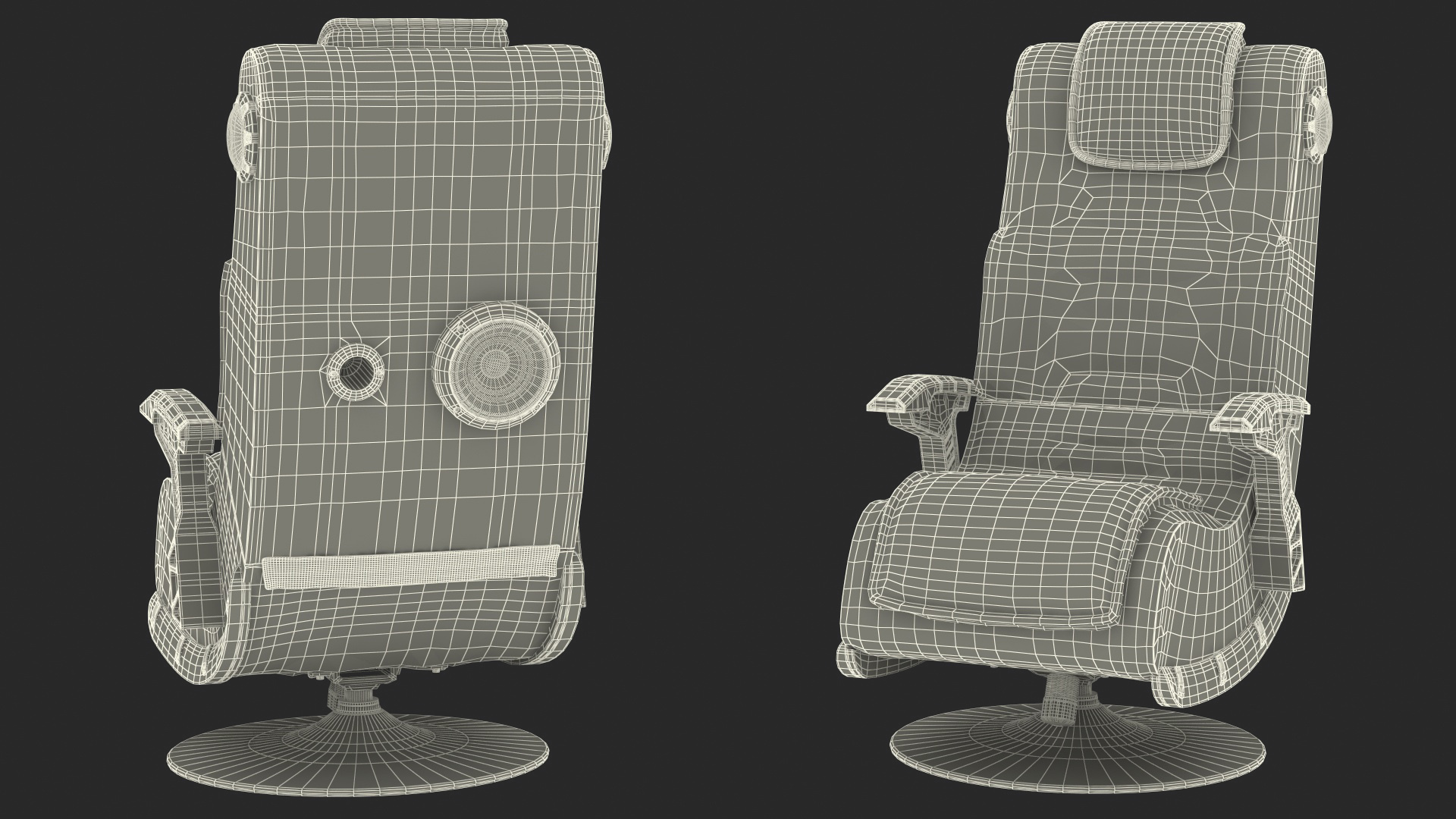 3D Gaming Chair with Speakers