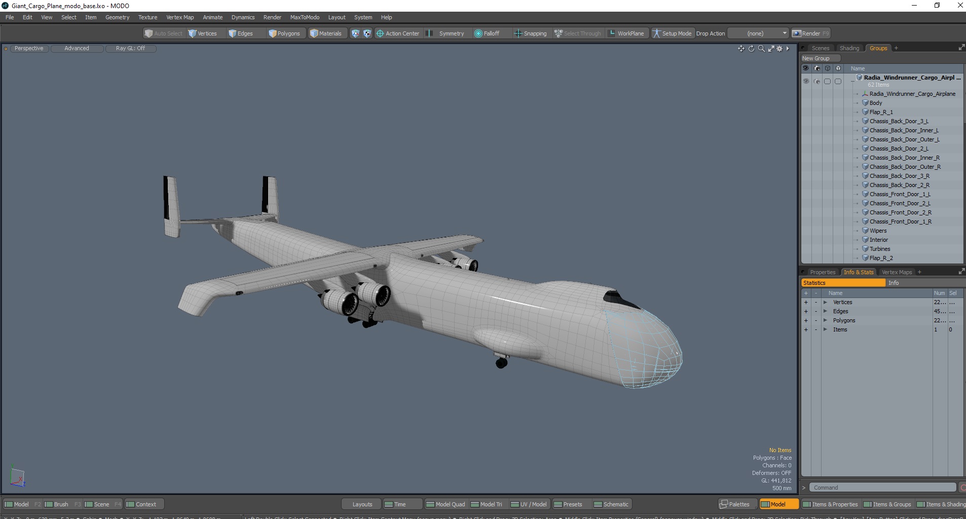 Giant Cargo Plane 3D