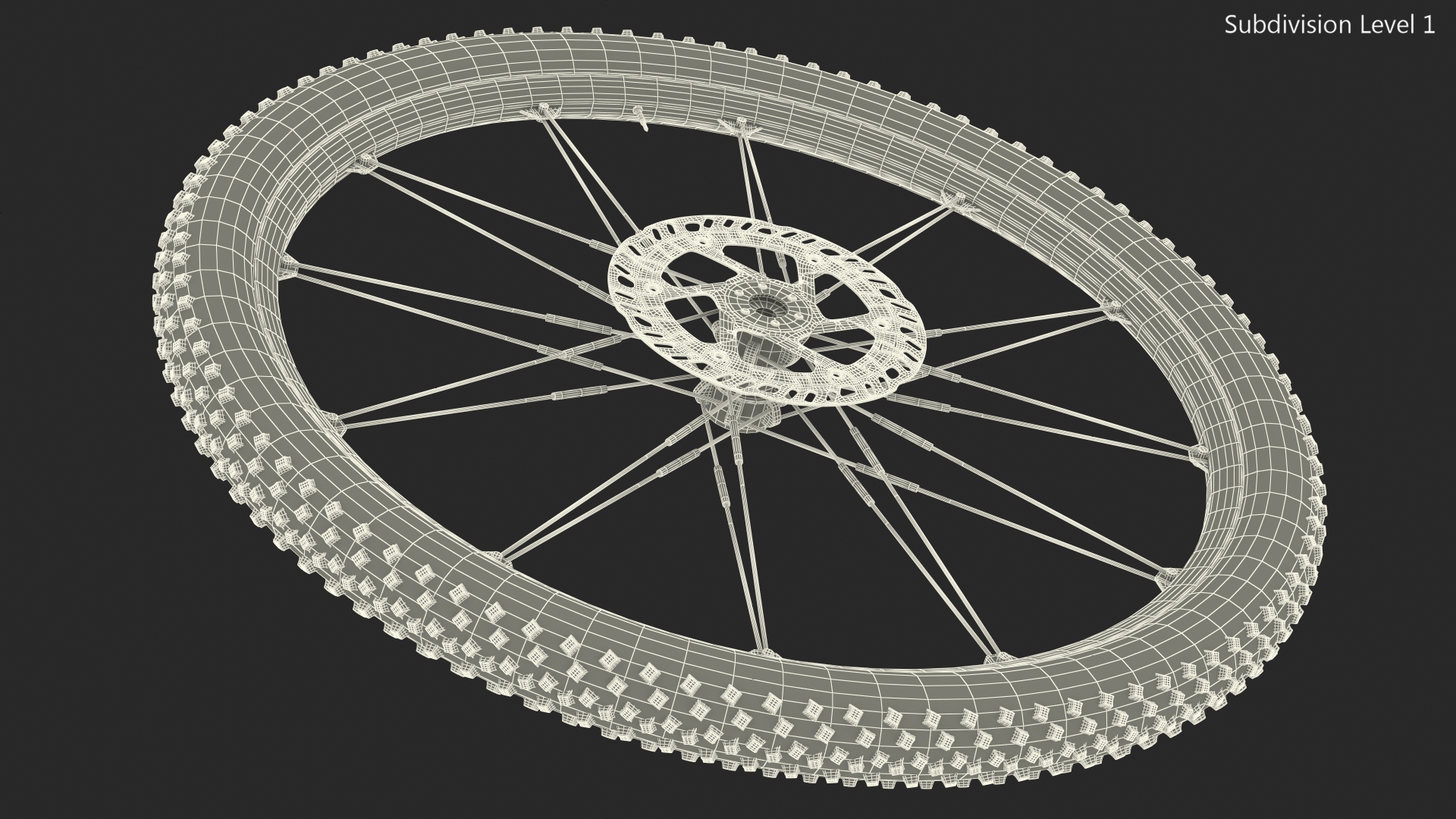 Front Wheel eBike 3D