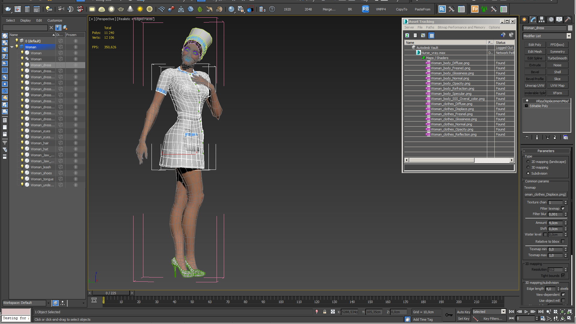 Nurse 3D model